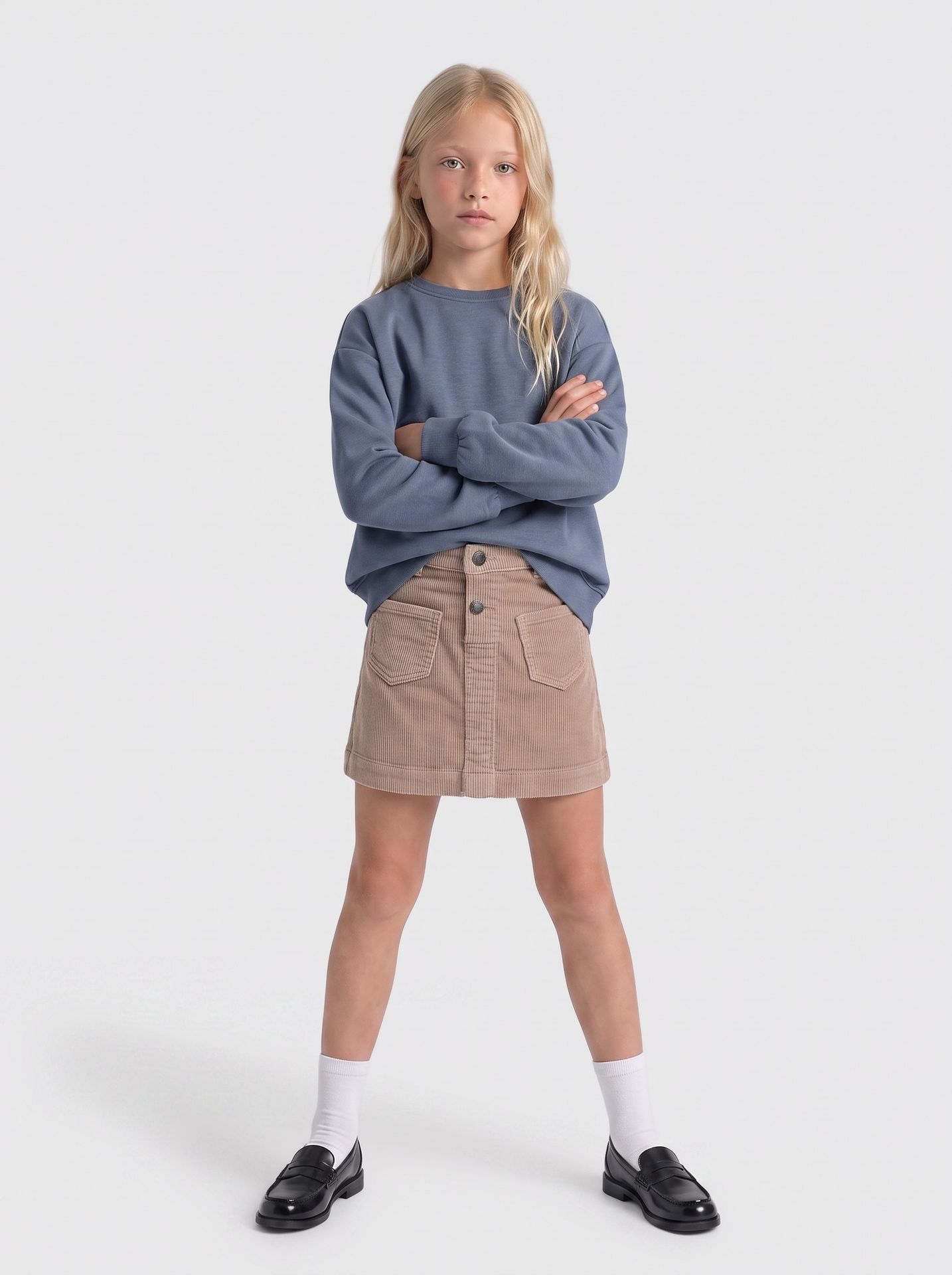 Kids Only KOGADA L/S WIDE O-NECK VD SWT Ombre Blue 2900162609012