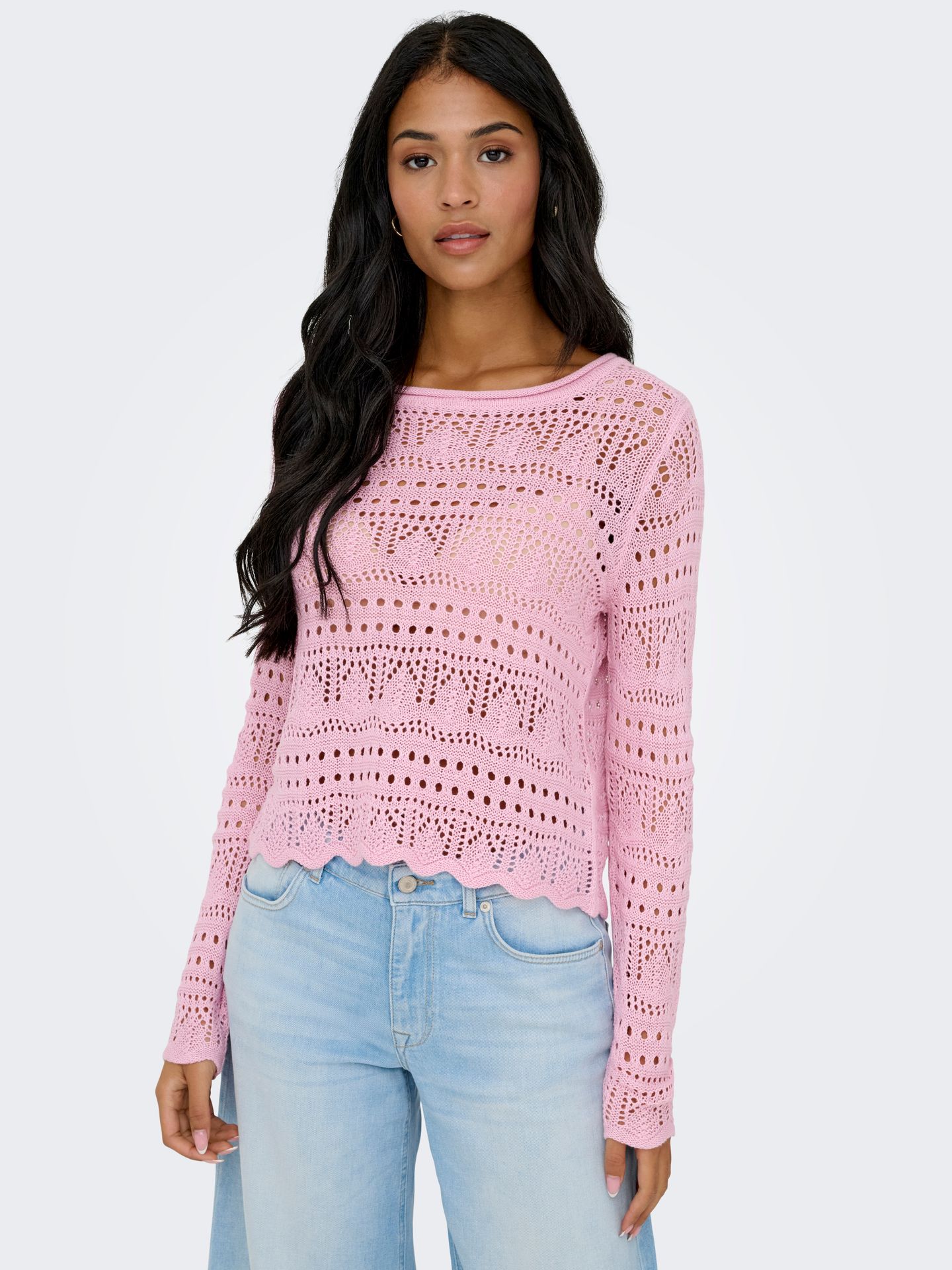 Only JDYSUN LAY L/S BOATNECK PULLOV. KNT Fragrant Lilac 2900162614054