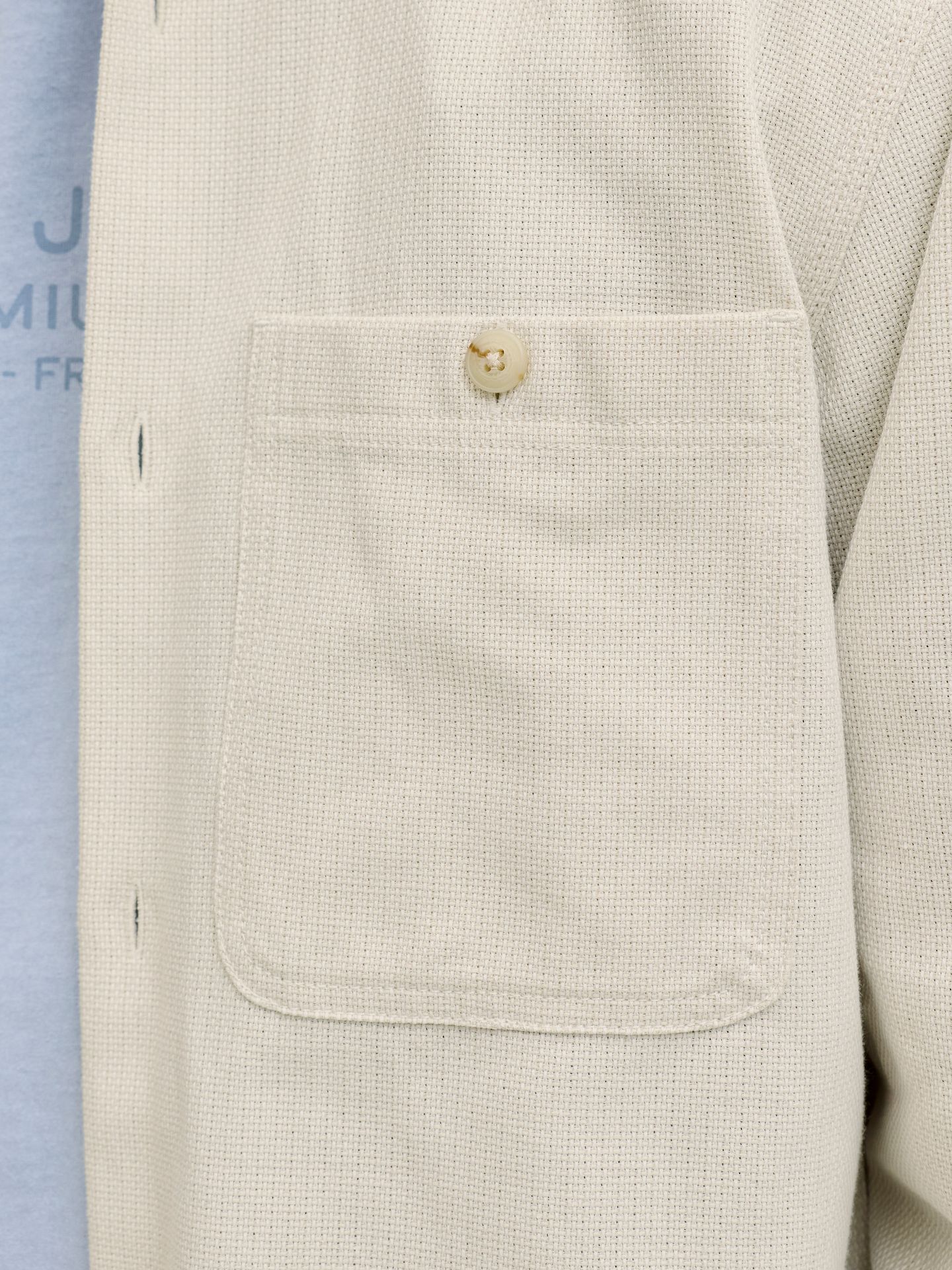 Jack & Jones JPRBLURAYLE LINEN BL. SOLID LS SHIR Moonstruck/REGULAR FIT 2900162627030