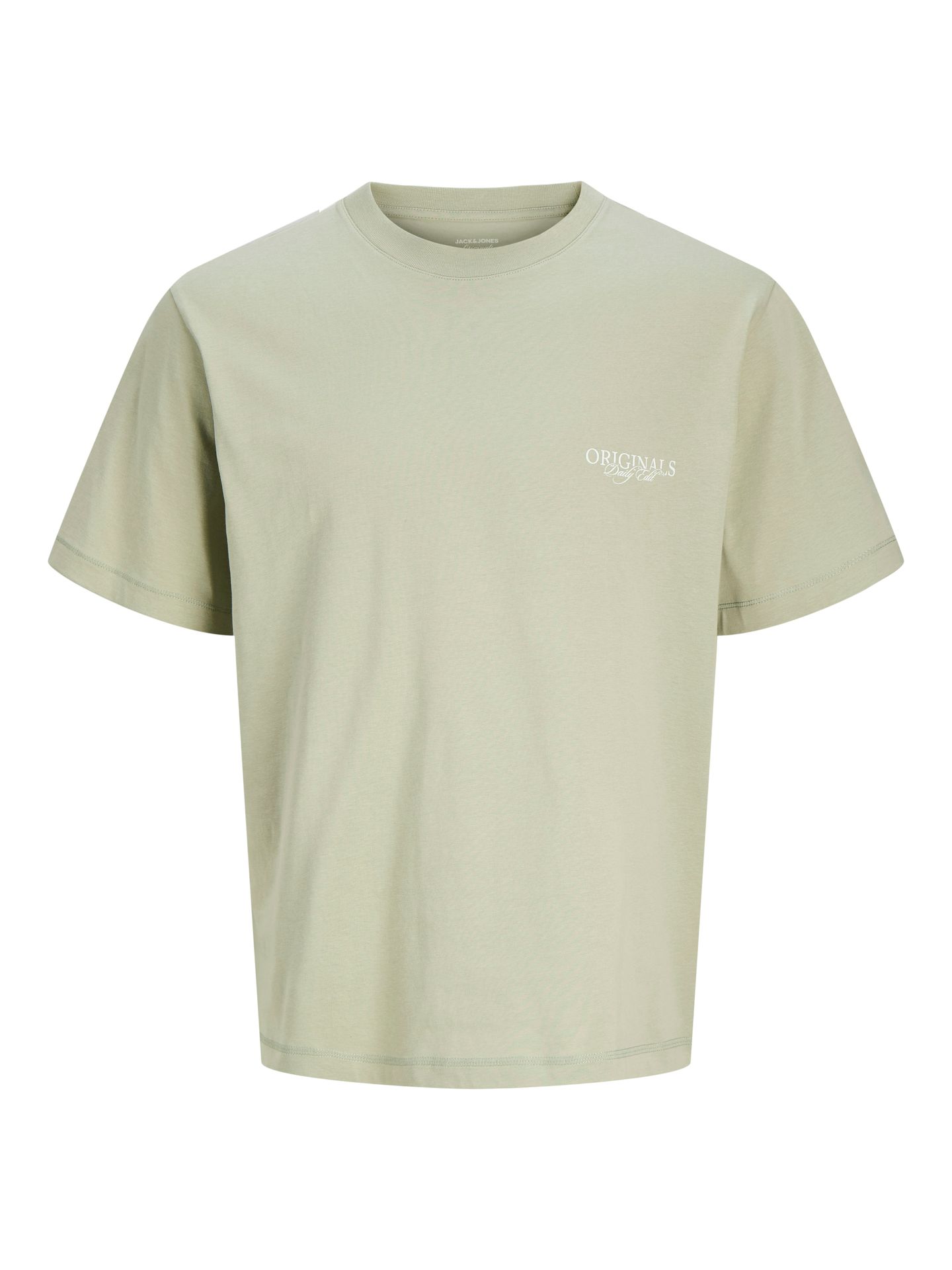 Jack & Jones JORCATSKILLS CUT OUT TEE CREW NECK Seagrass 2900162631020