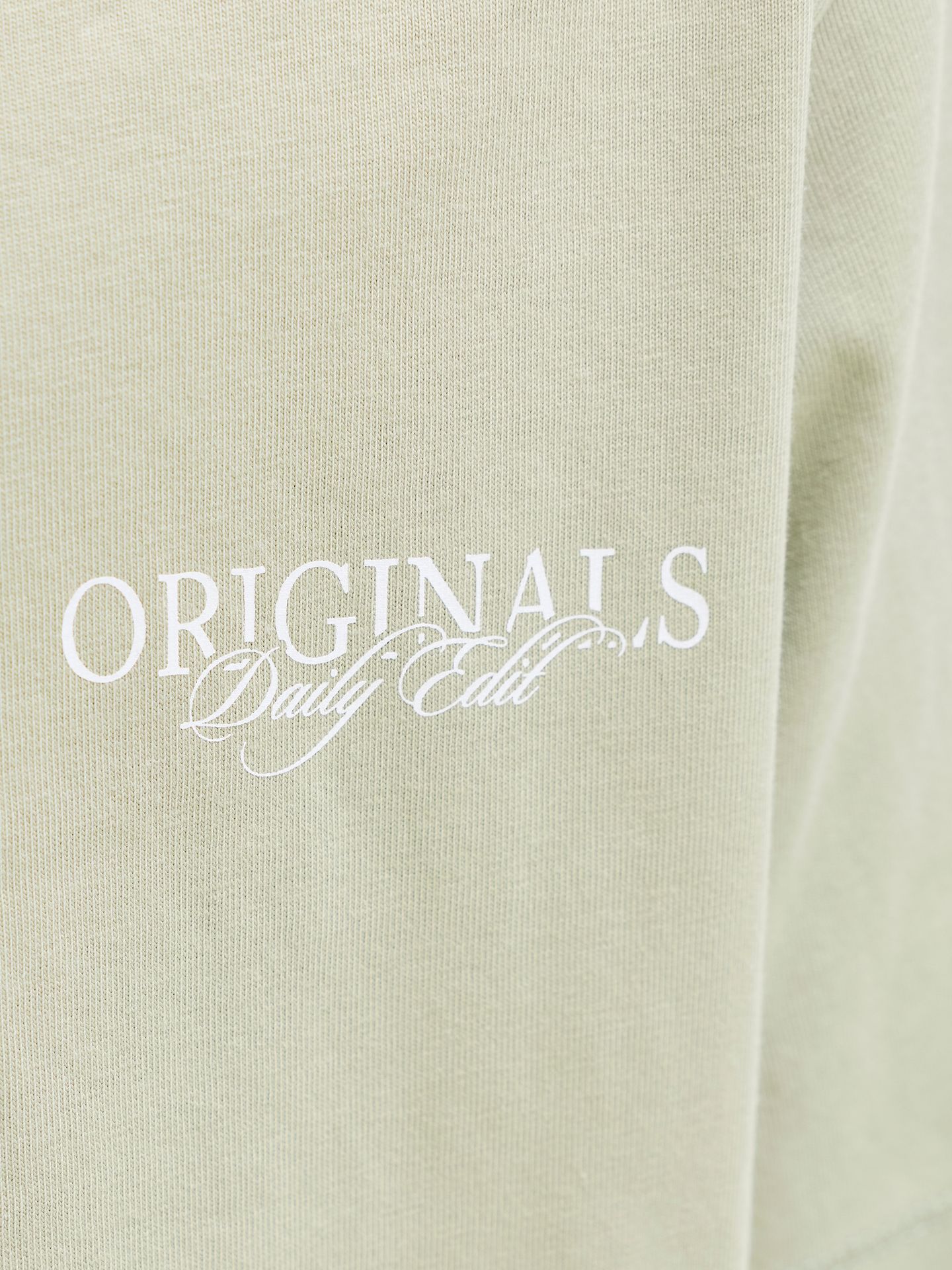 Jack & Jones JORCATSKILLS CUT OUT TEE CREW NECK Seagrass 2900162631020