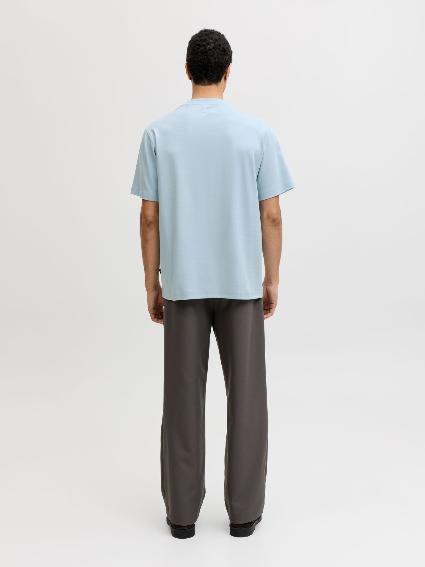 Jack & Jones JPRBLAOWEN SS BRANDING TEE SN Chambray Blue 2900162632027