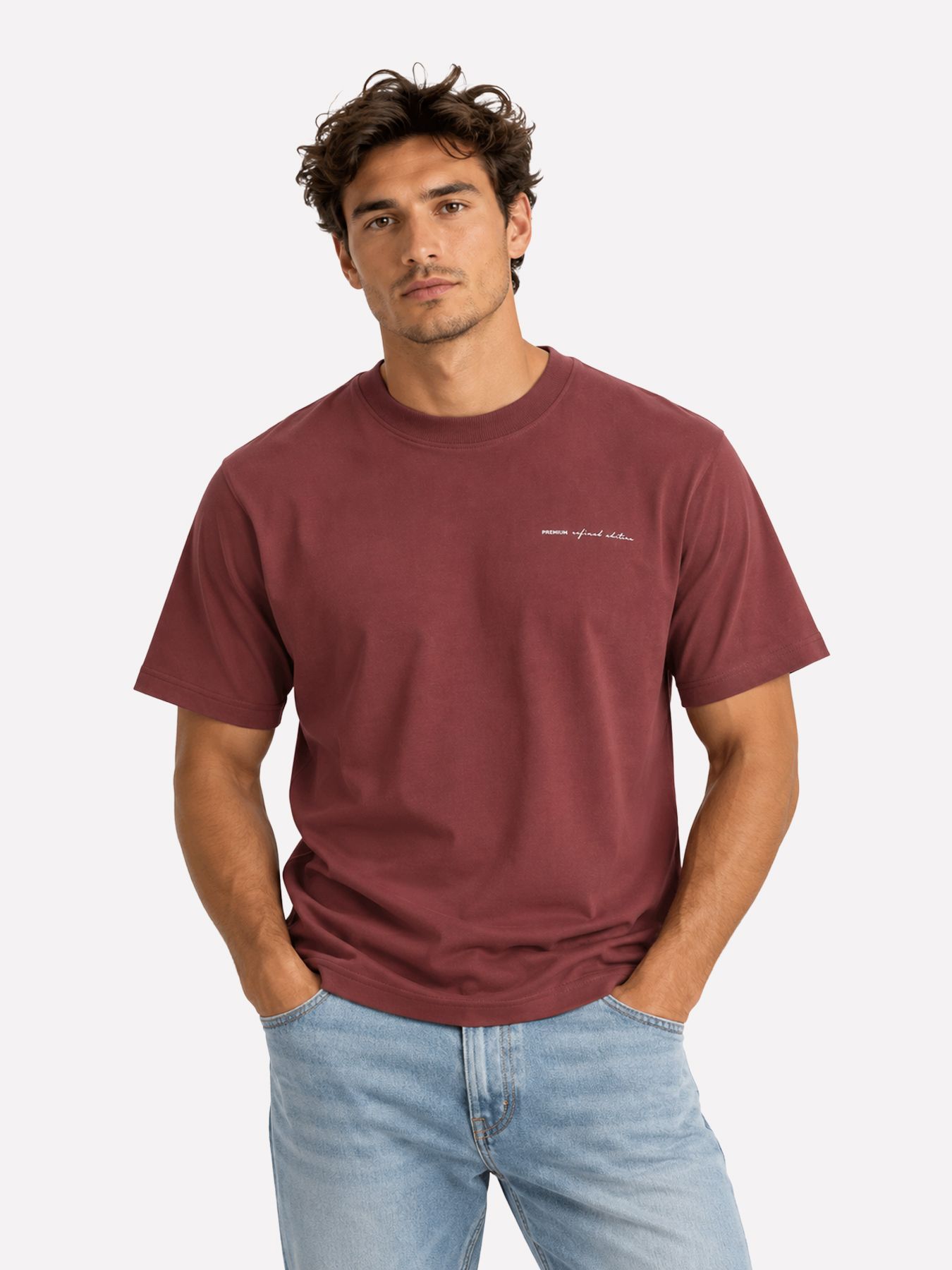 Jack & Jones JPRBLAOWEN SS BRANDING TEE SN Bitter Chocolate 00116432-EKA26011400003631