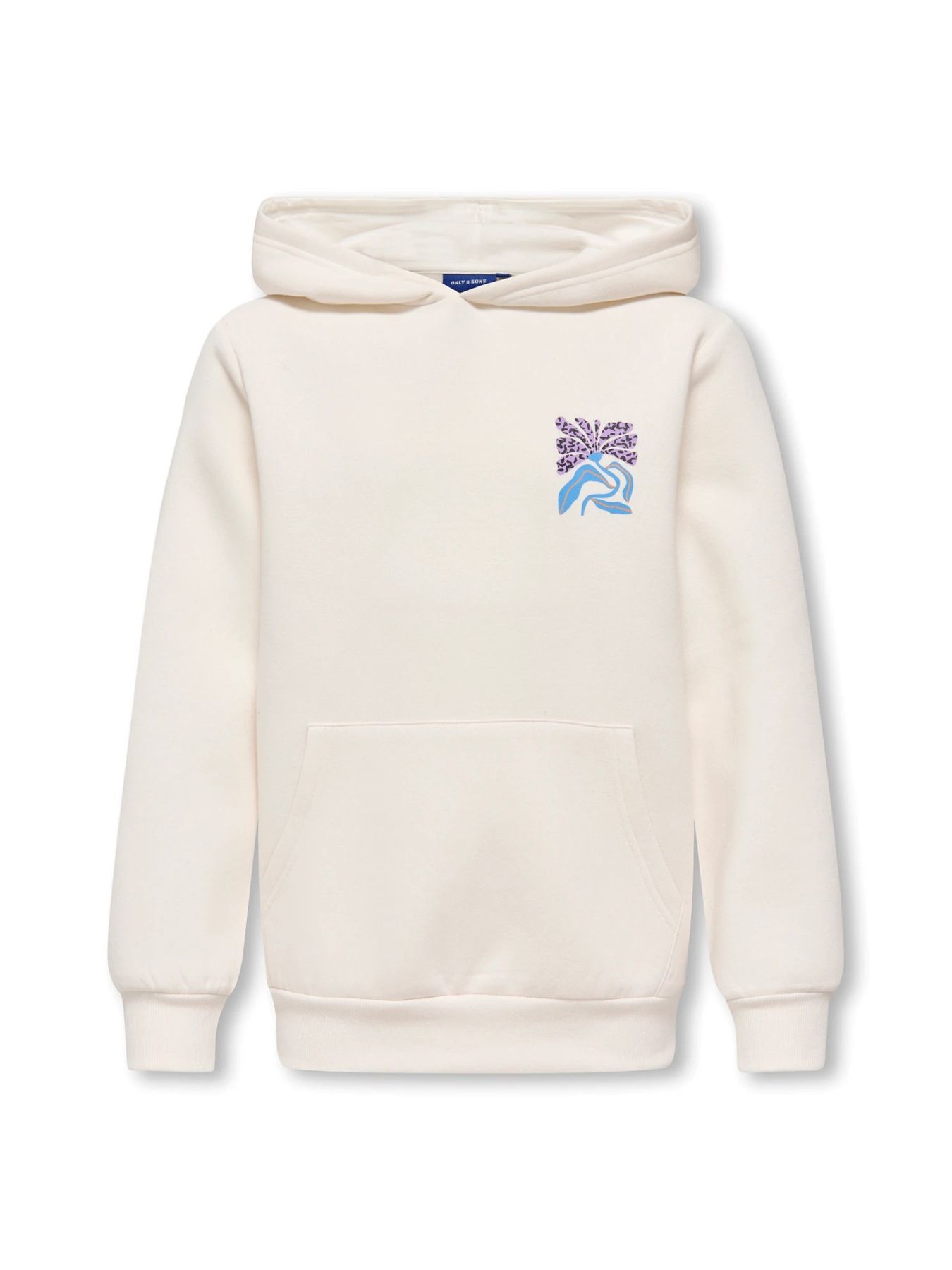 Only & Sons OSJMENDEZ REG LS HOODIE SWT Cloud Dancer/DRIFT 2900162637039