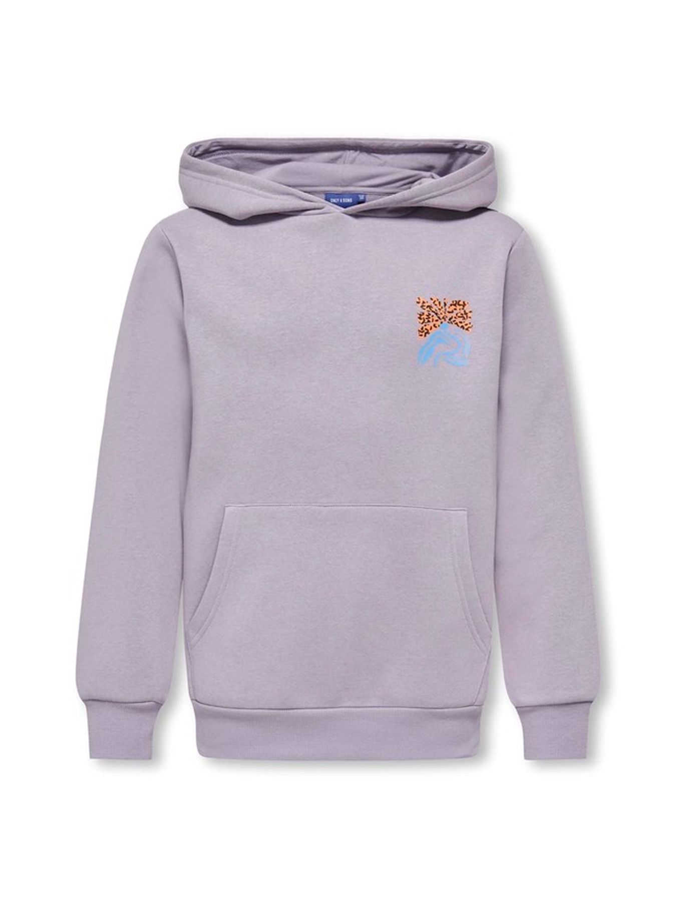 Only & Sons OSJMENDEZ REG LS HOODIE SWT Lavender Gray/MEMPHIS LAVENDER 2900162638036