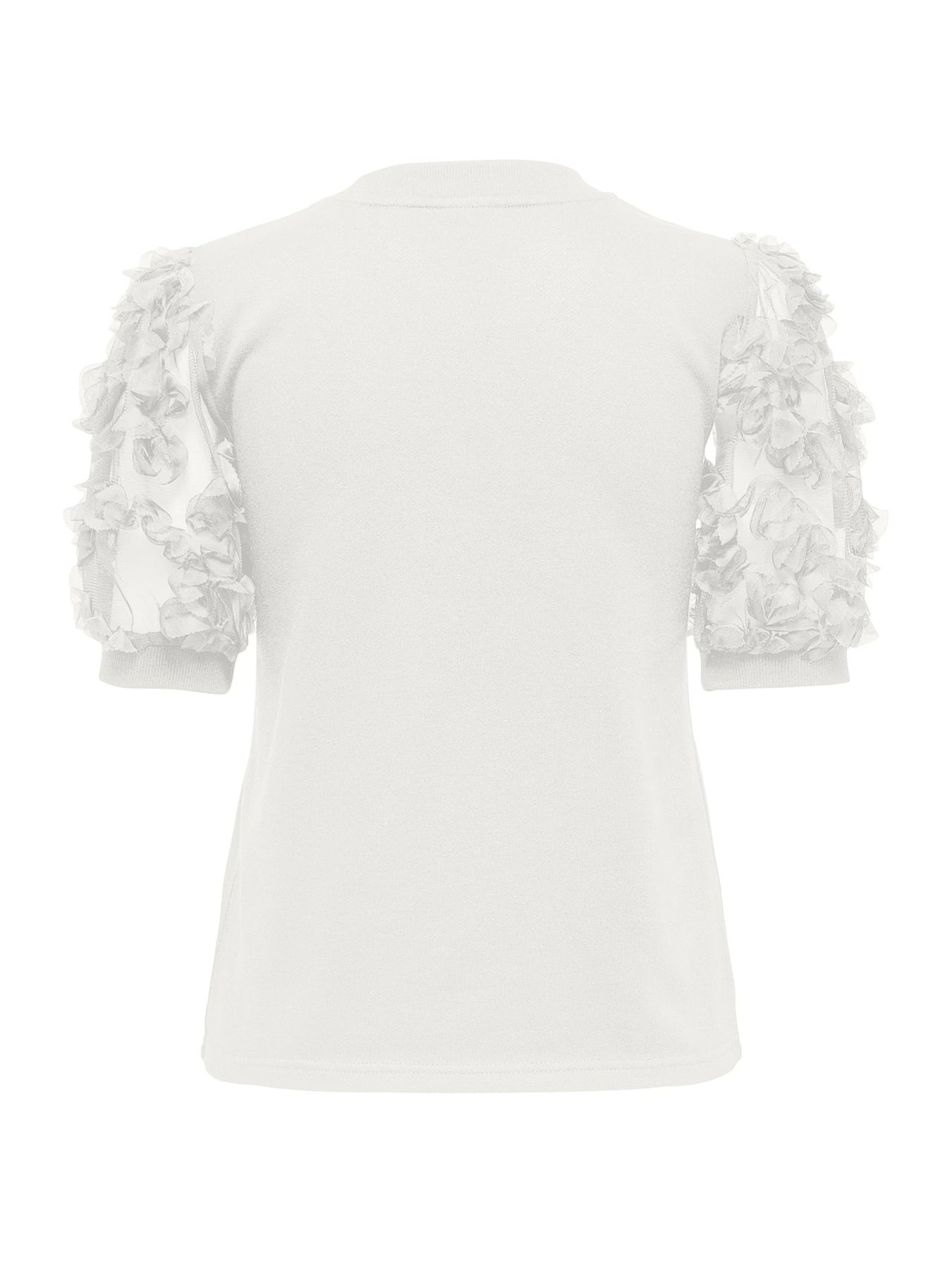 JDY JDYFAIRVIEW LIFE S/S SWEAT JRS Cloud Dancer/2024 BRODERIE ANGLAISE 2900162642040
