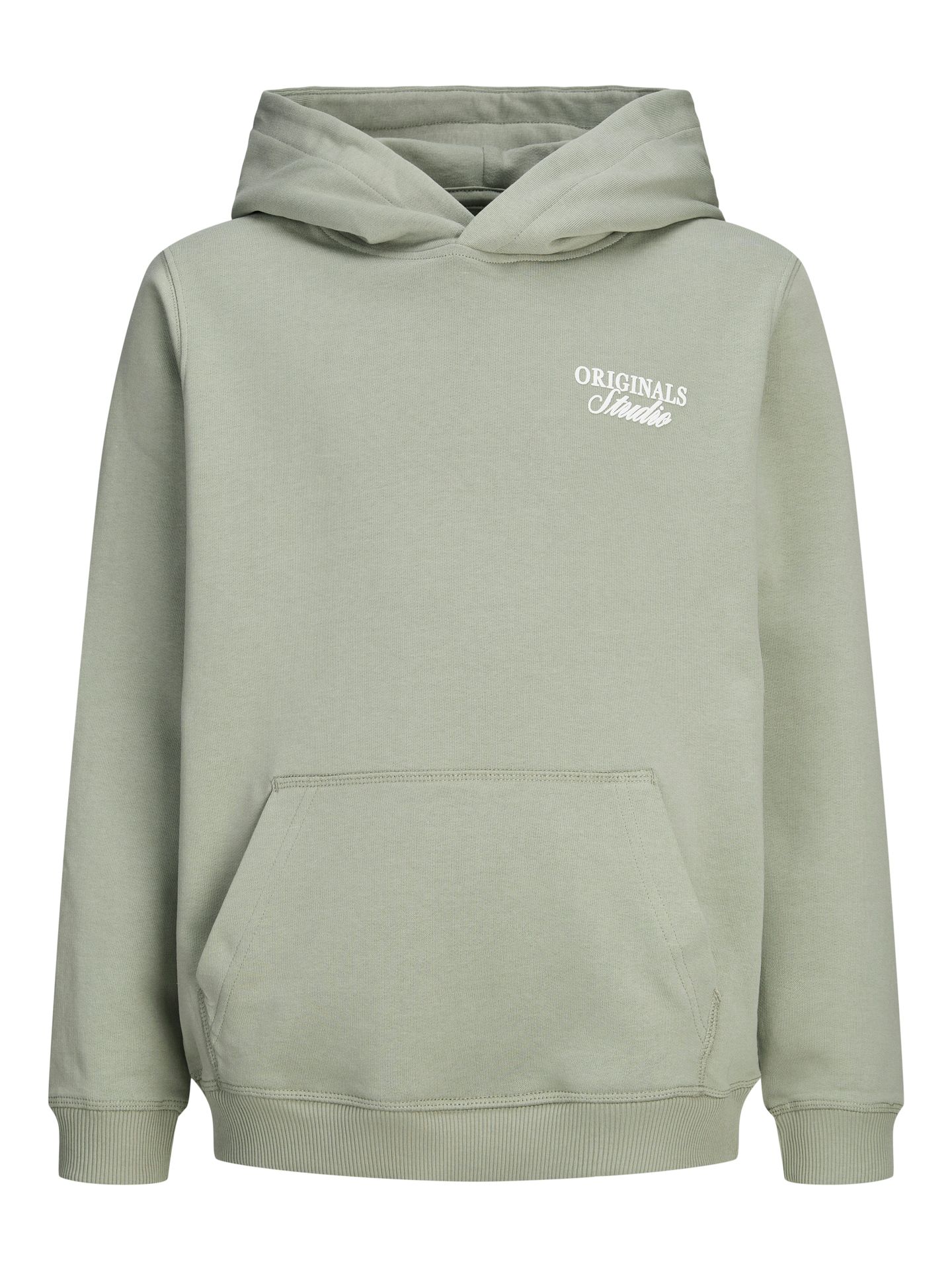 Jack & Jones JORNORREBRO TYPO BACK SWEAT HOOD SN Seagrass/SS26 2900162651028