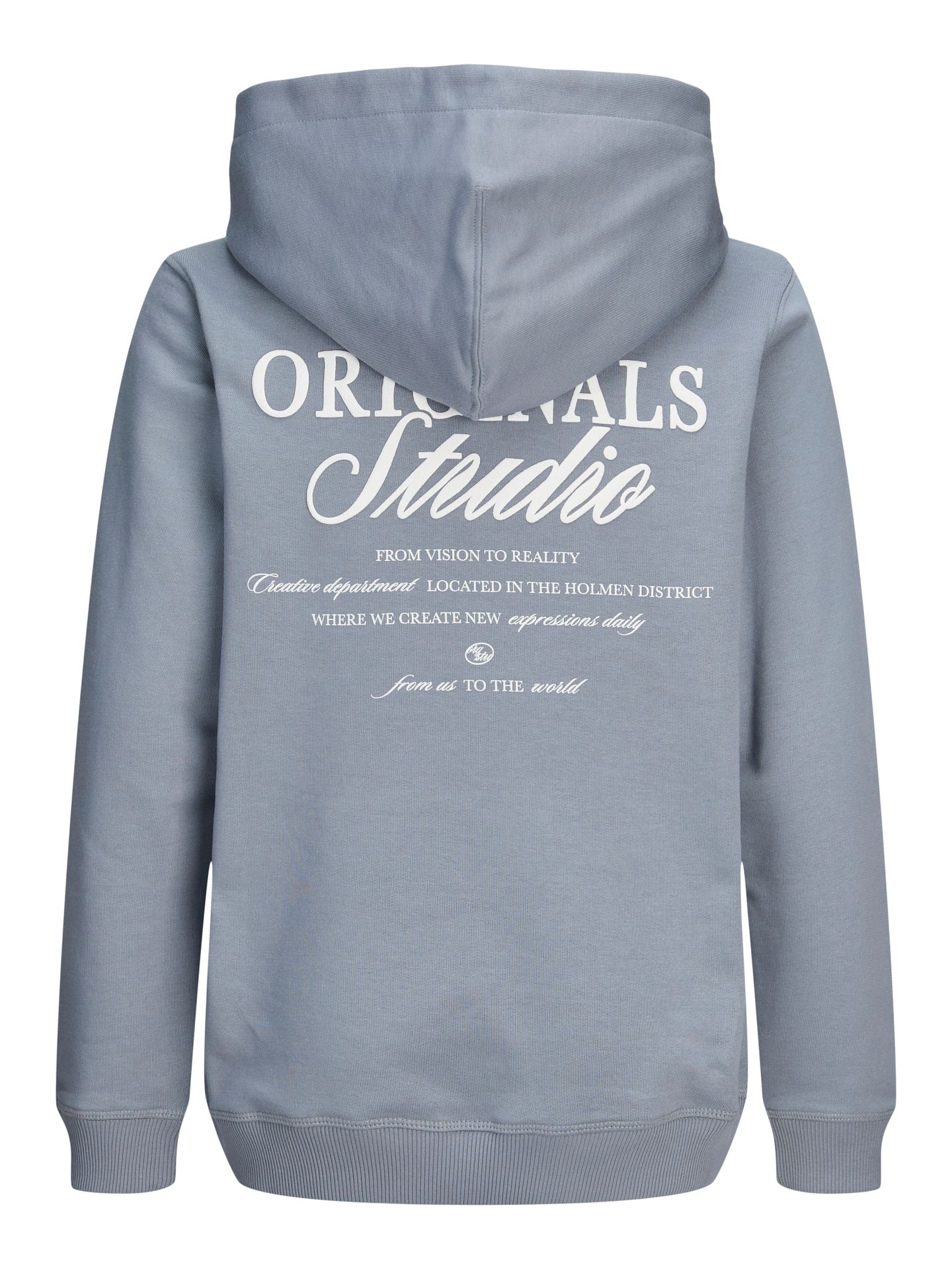 Jack & Jones JORNORREBRO TYPO BACK SWEAT HOOD SN Tradewinds/SS26 2900162652049
