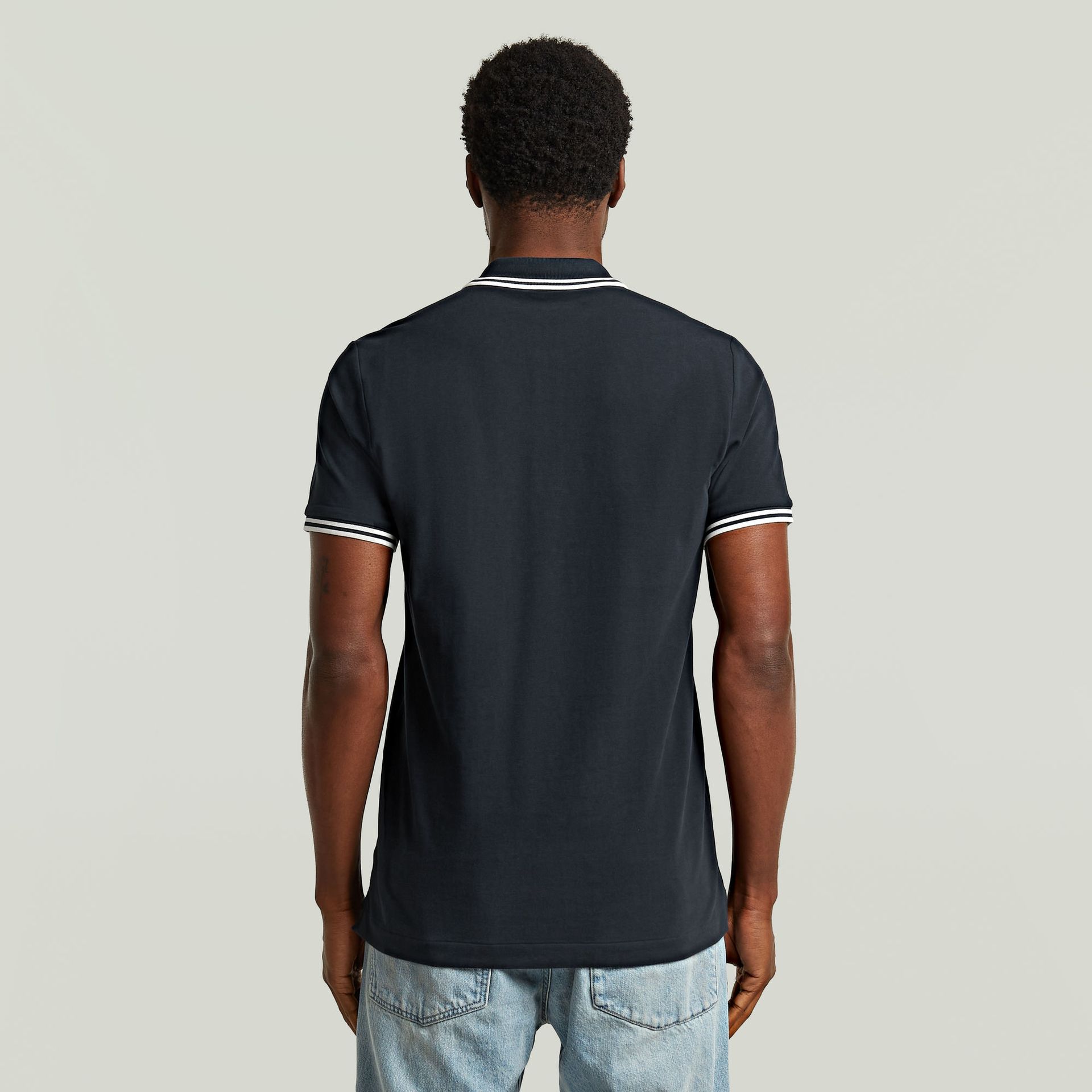 G-star Raw Dunda slim stripe polo s\s C742 salute 2900162665070