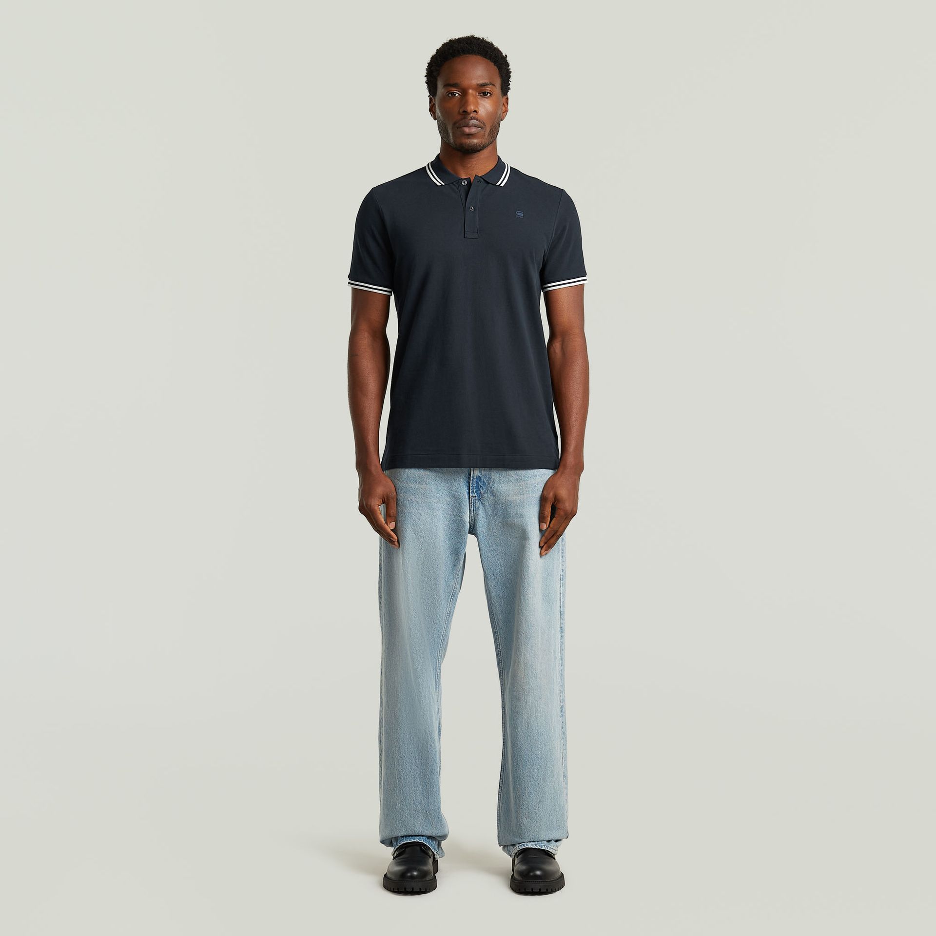 G-star Raw Dunda slim stripe polo s\s C742 salute 2900162665070