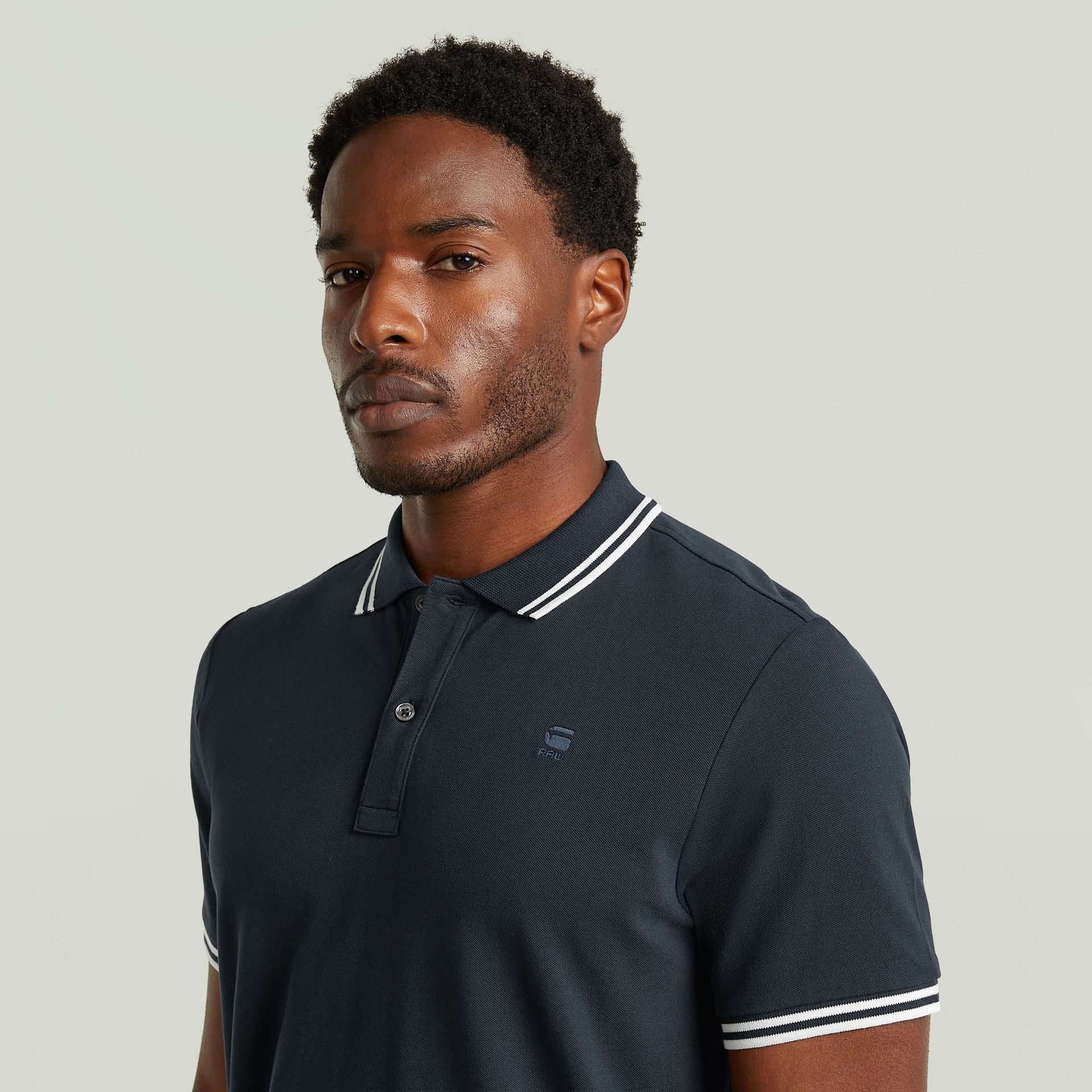 G-star Raw Dunda slim stripe polo s\s C742 salute 2900162665070