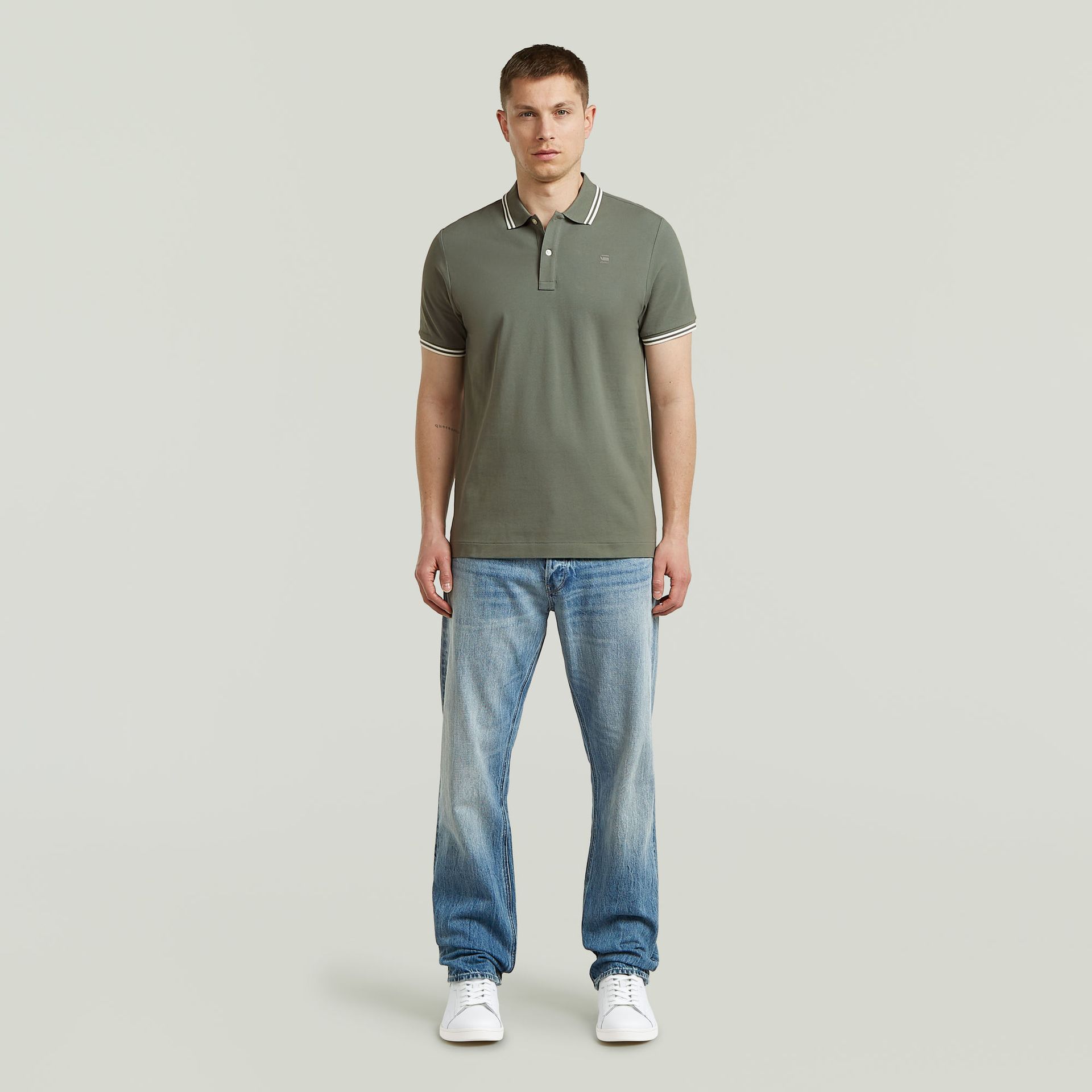 G-star Raw Dunda slim stripe polo s\s 722 orphus 2900162663083