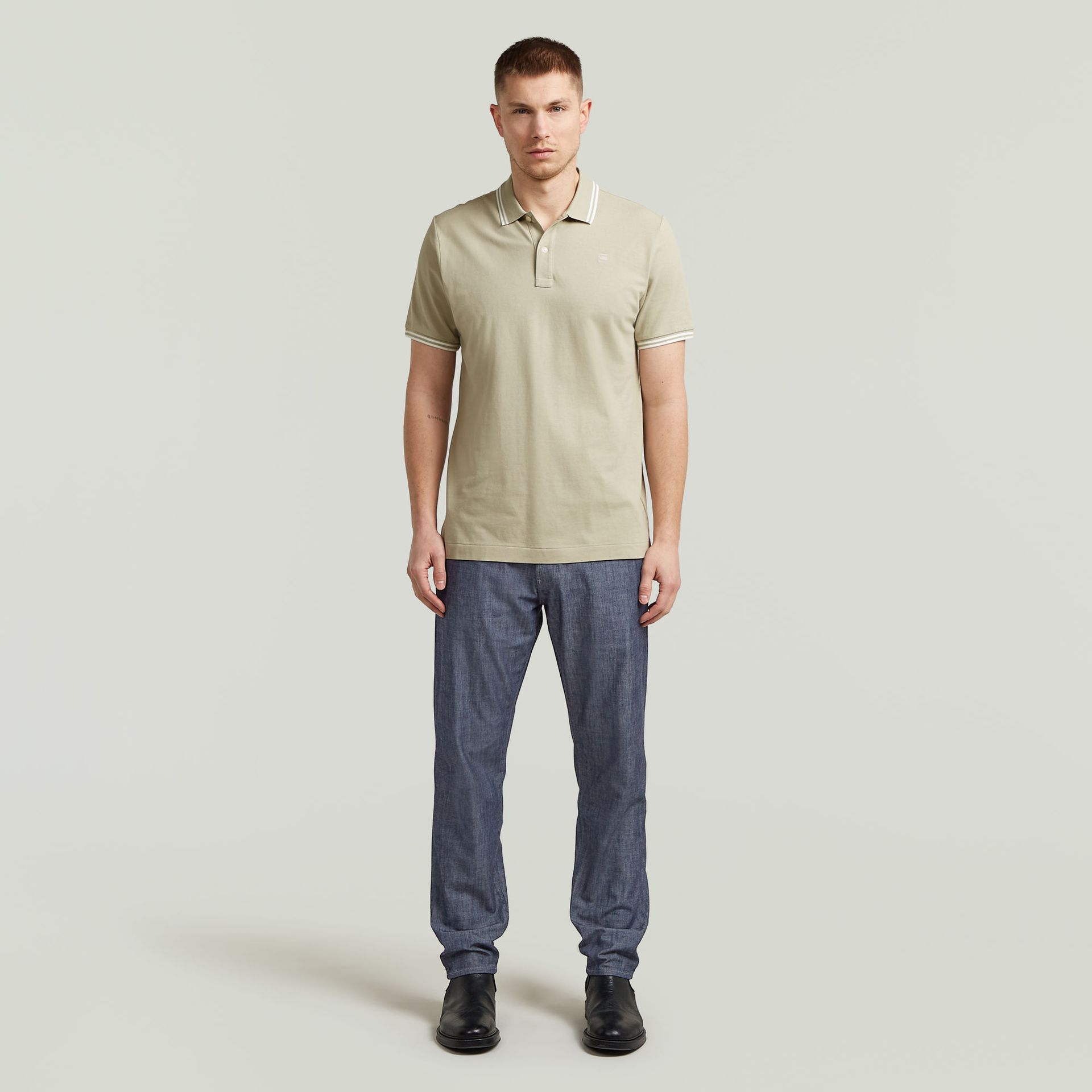 G-star Raw Dunda slim stripe polo s\s 114 kit 00116443-EKA07001300000256