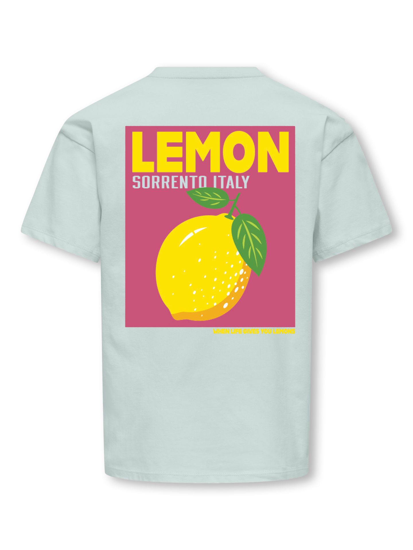 Kids Only KOGCARINA LIFE SS LOOSE PRINTED TOP Wan Blue/Dolce Vita 2900162679015