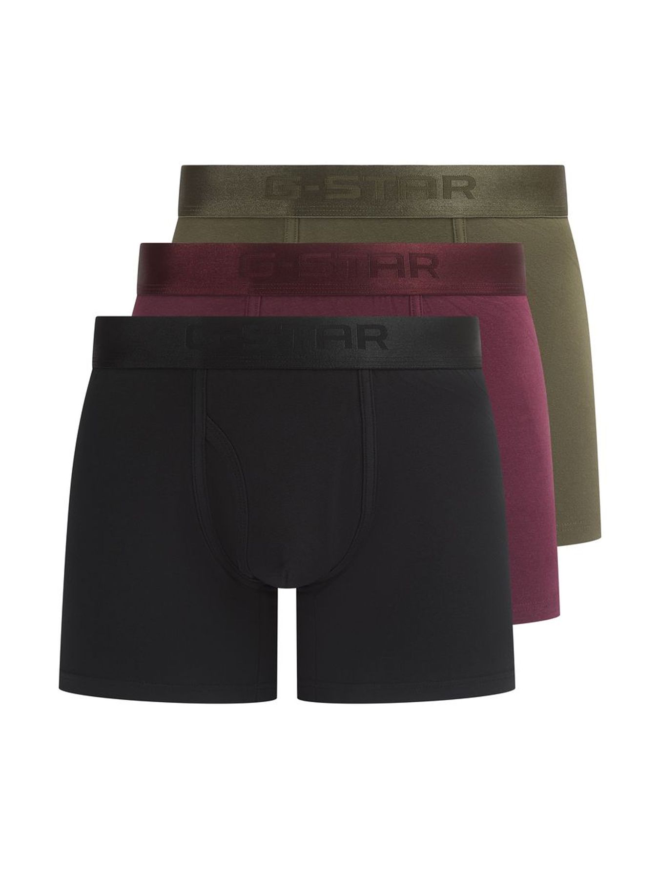 G-star Raw Gsm050 3 pack key hole trunks Port royale ivy green 2900162739061