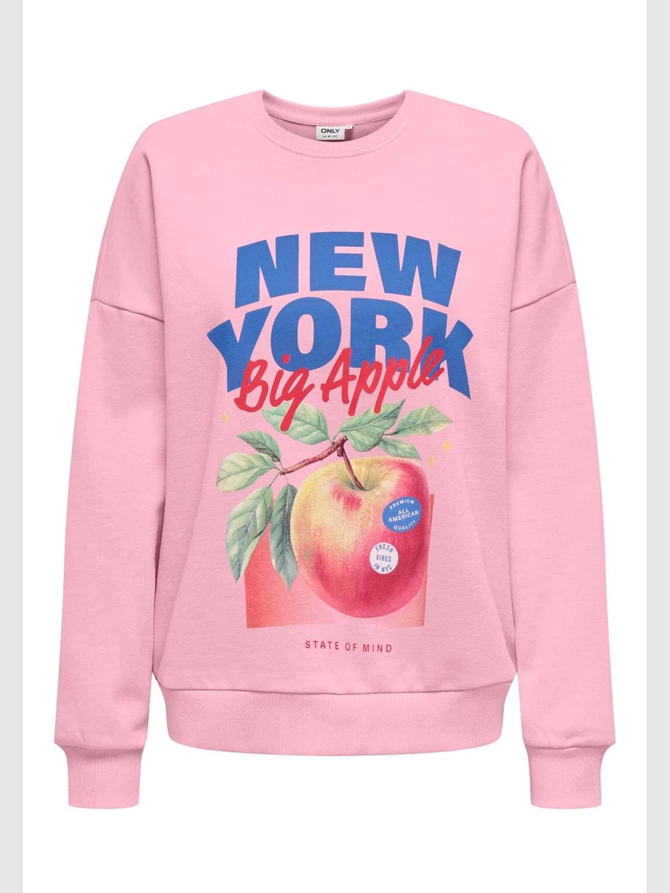 Only ONLELO L/S PRINT BOX CS SWT Romance Rose/New york 00116492-EKA26011400003242