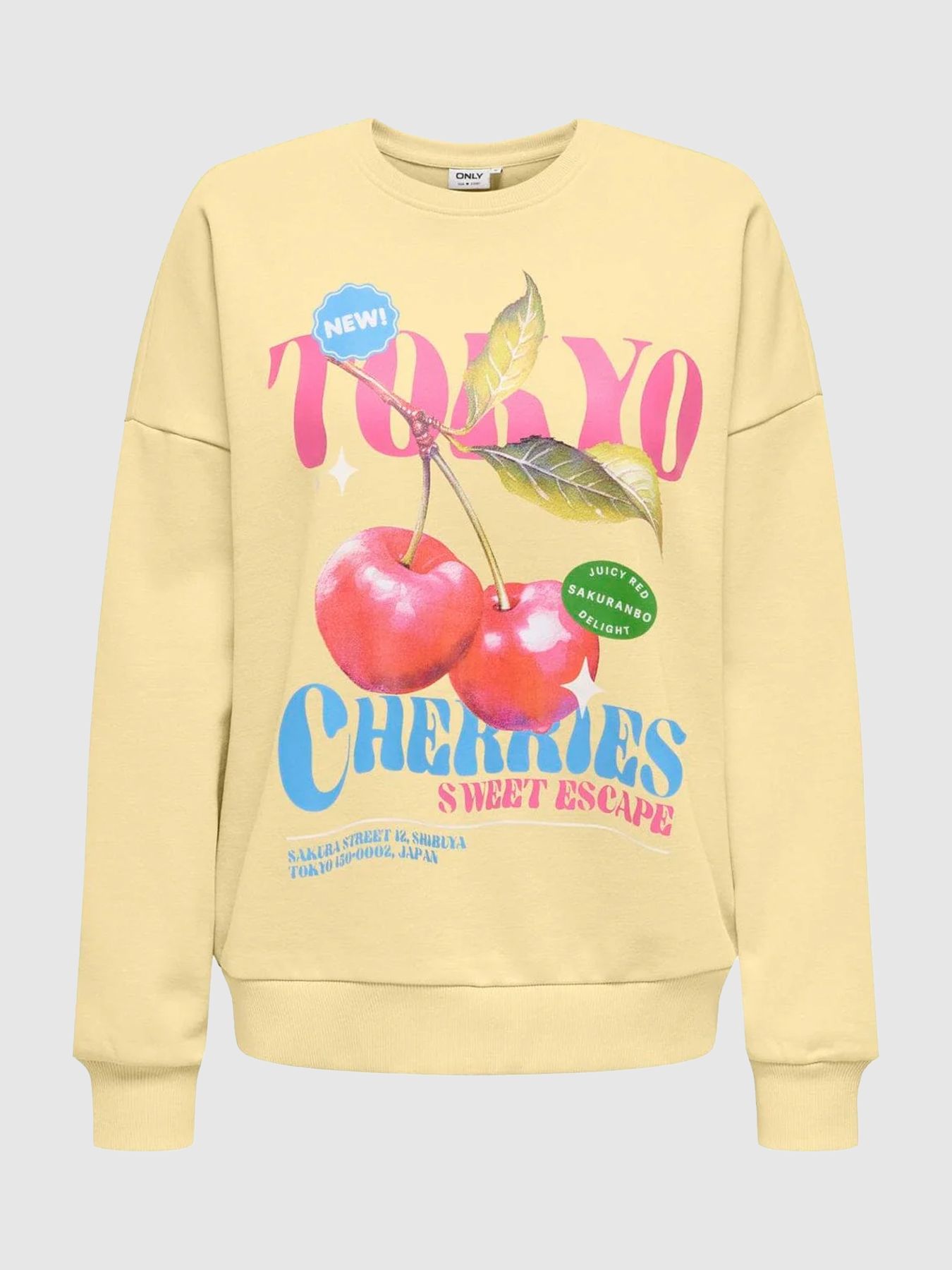 Only ONLELO L/S PRINT BOX CS SWT Sunlight/Cherries 00116492-EKA26011400003243