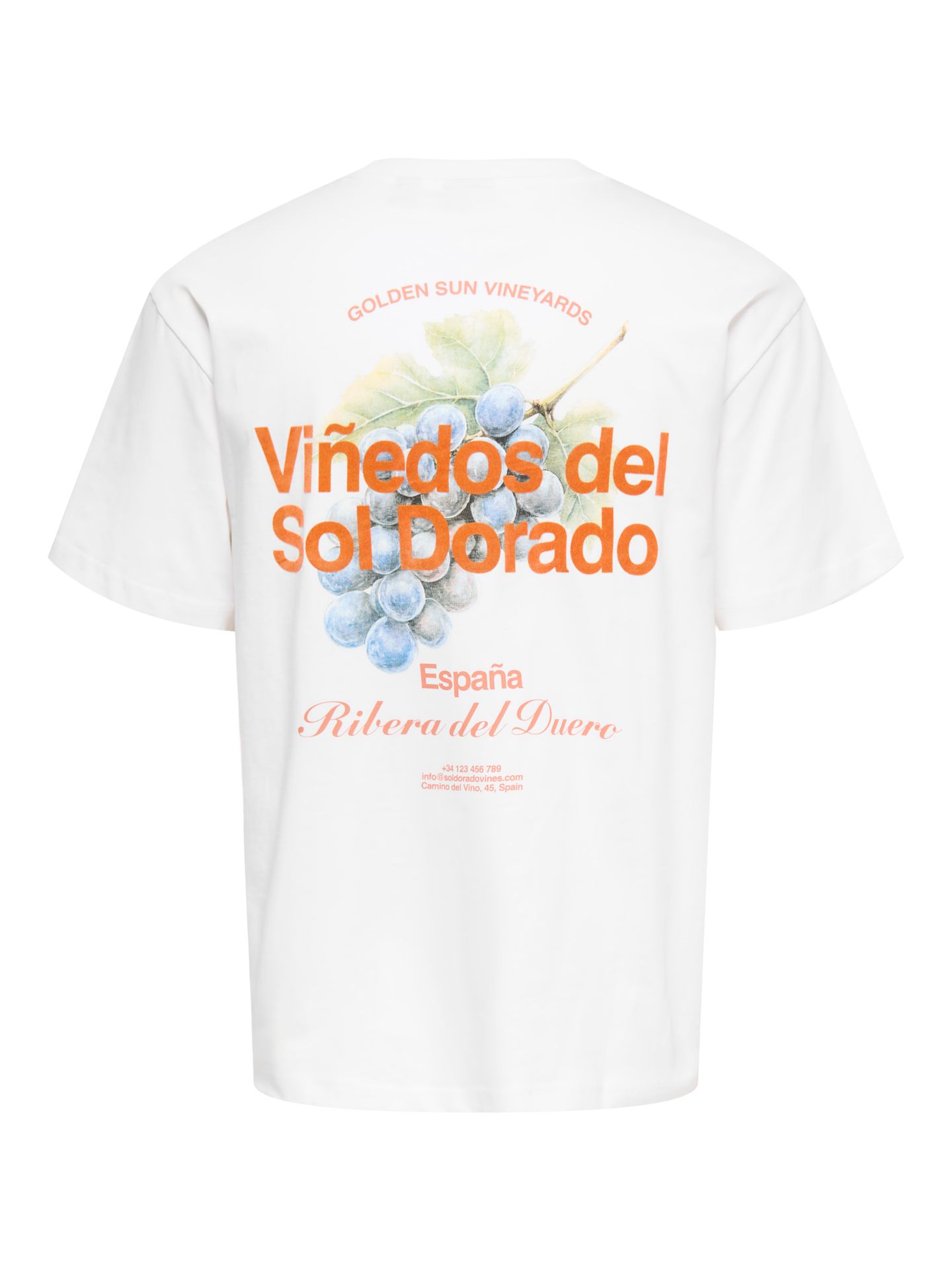 Only & Sons ONSFRED LIFE RLX SS PRINT TEE NOOS Bright White/VINEDOS 2900162780018