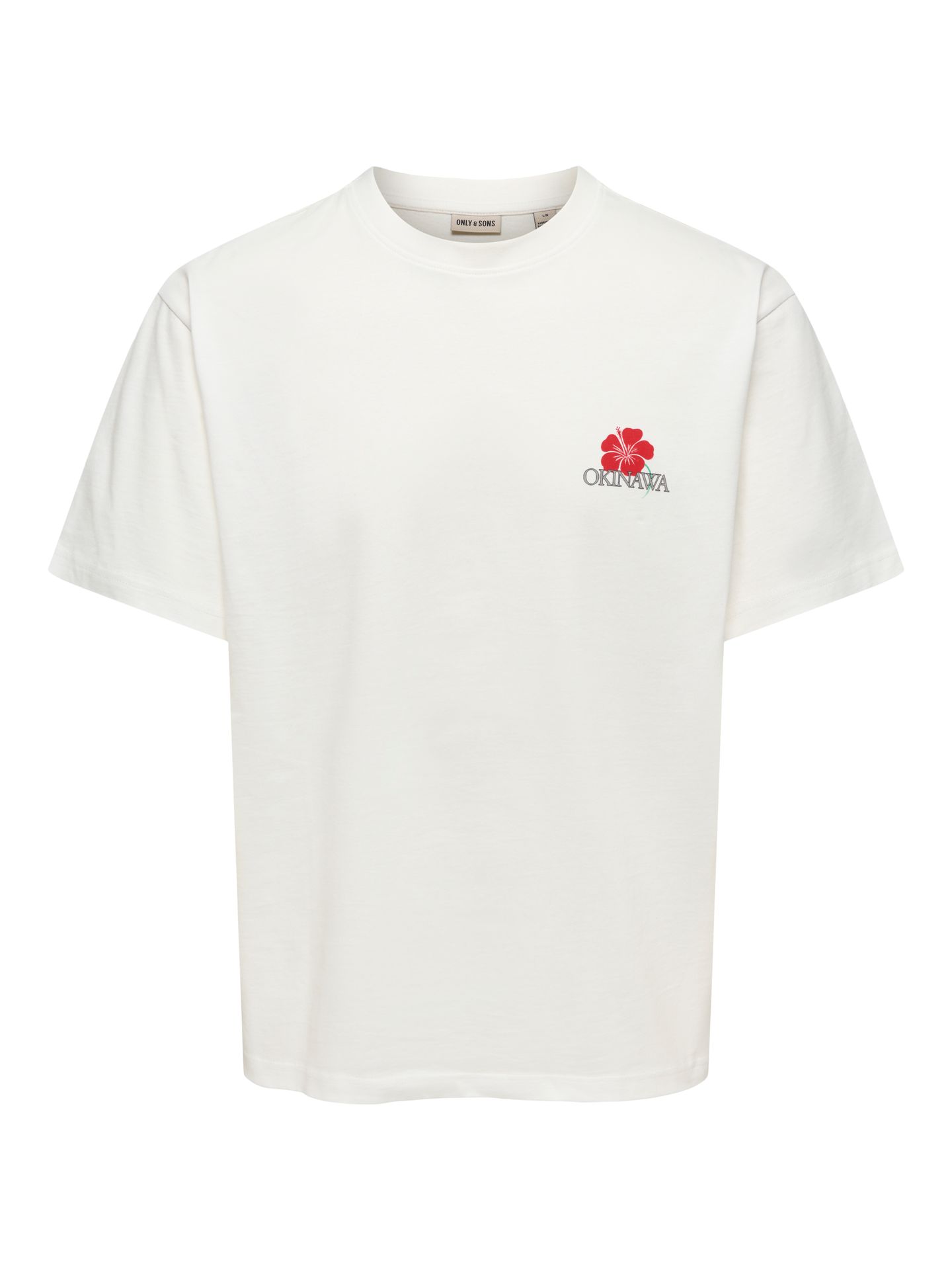 Only & Sons ONSFRED LIFE RLX SS PRINT TEE NOOS Cloud Dancer/OKINAWA 00116499-EKA26011400003729