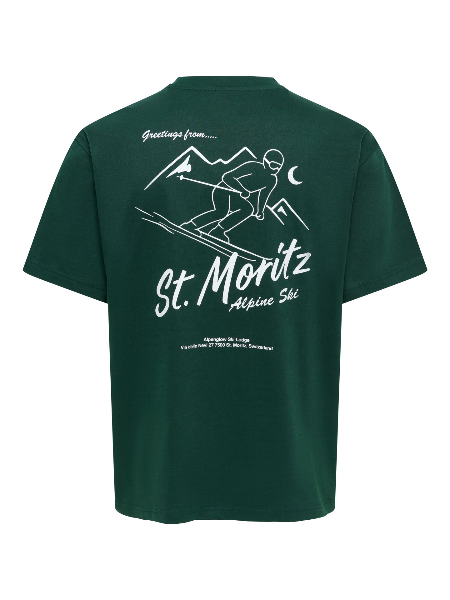 Only & Sons ONSFRED LIFE RLX SS PRINT TEE NOOS Pine Grove/ST. MORITZ 2900169509018