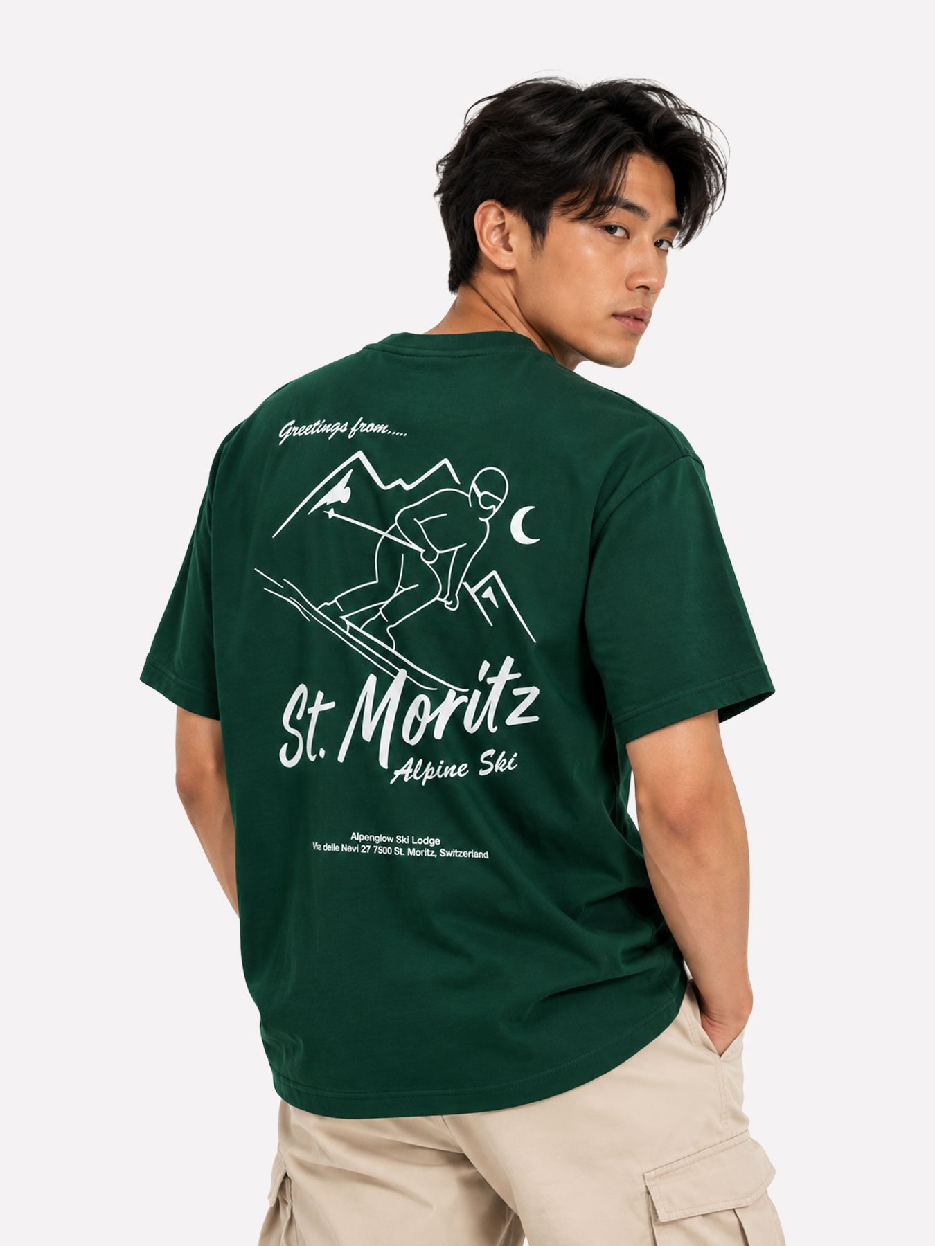 Only & Sons ONSFRED LIFE RLX SS PRINT TEE NOOS Pine Grove/ST. MORITZ 00116499-EKA26011400003731