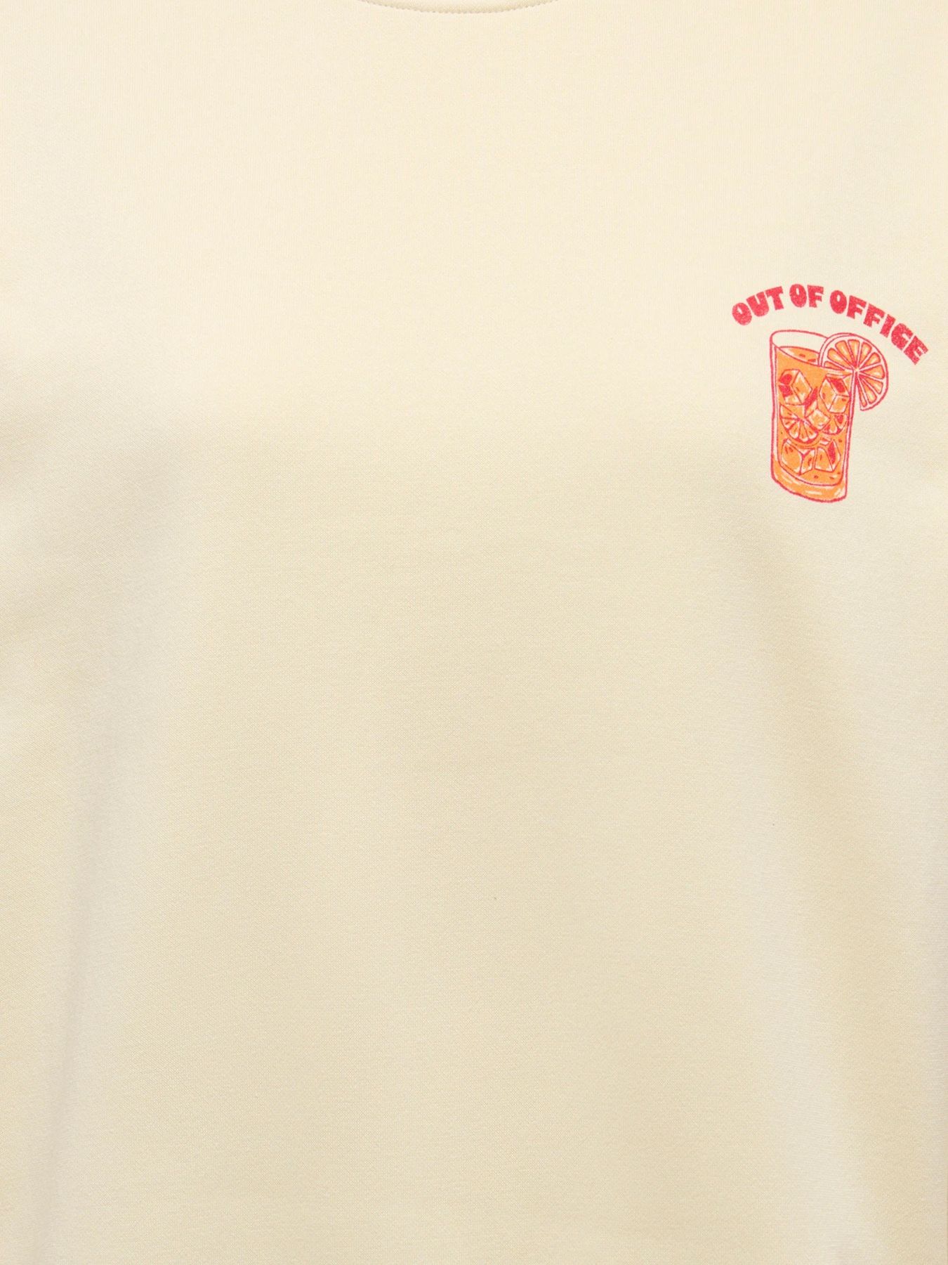 Only ONLLINY L/S O-NECK PRINT CS SWT Ecru/Out of office 2900162771016