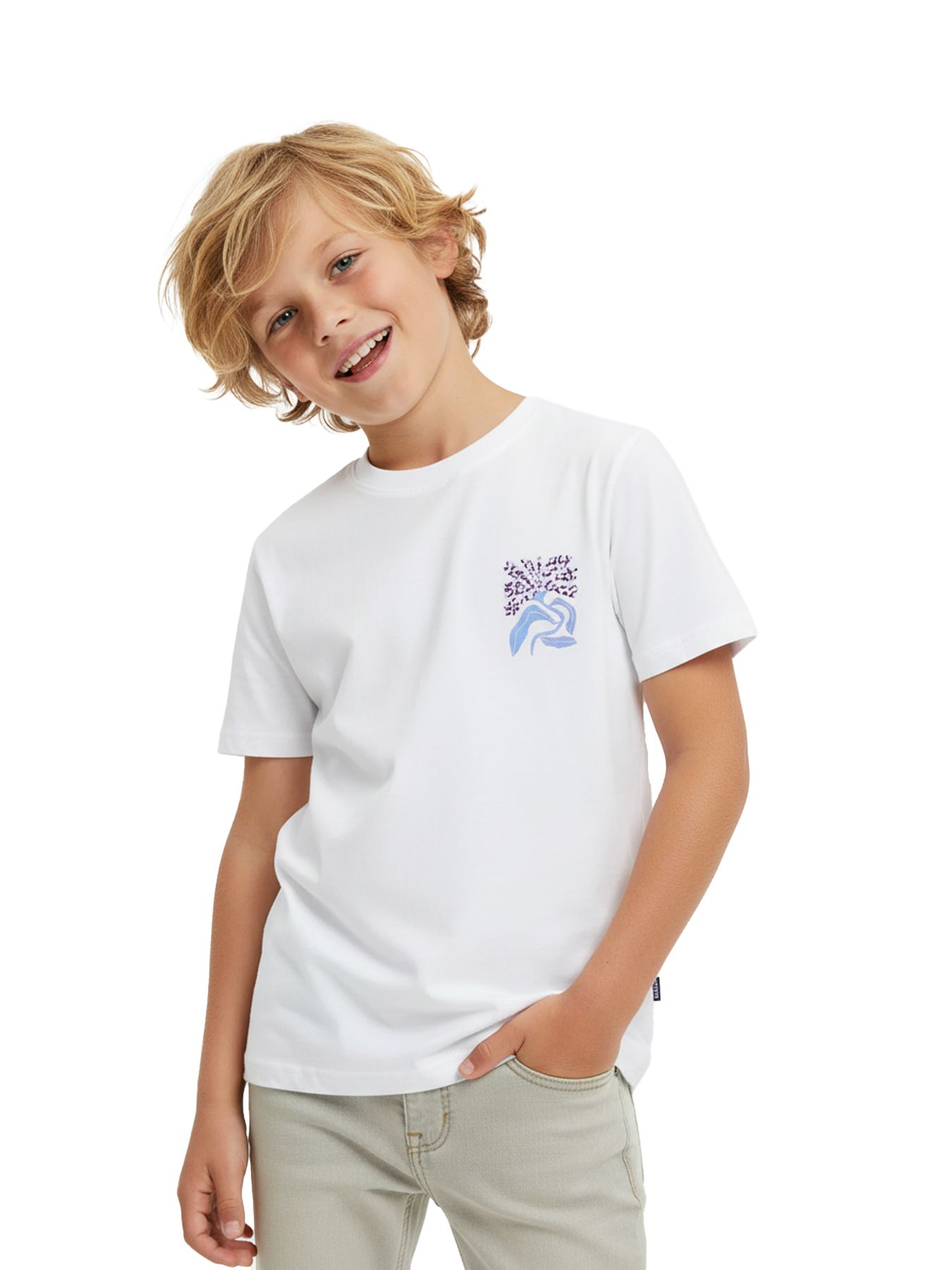 Only & Sons OSJMEMPHIS LIFE RLX SS JRS Bright White/VINEDOS 00116515-EKA26011400003257