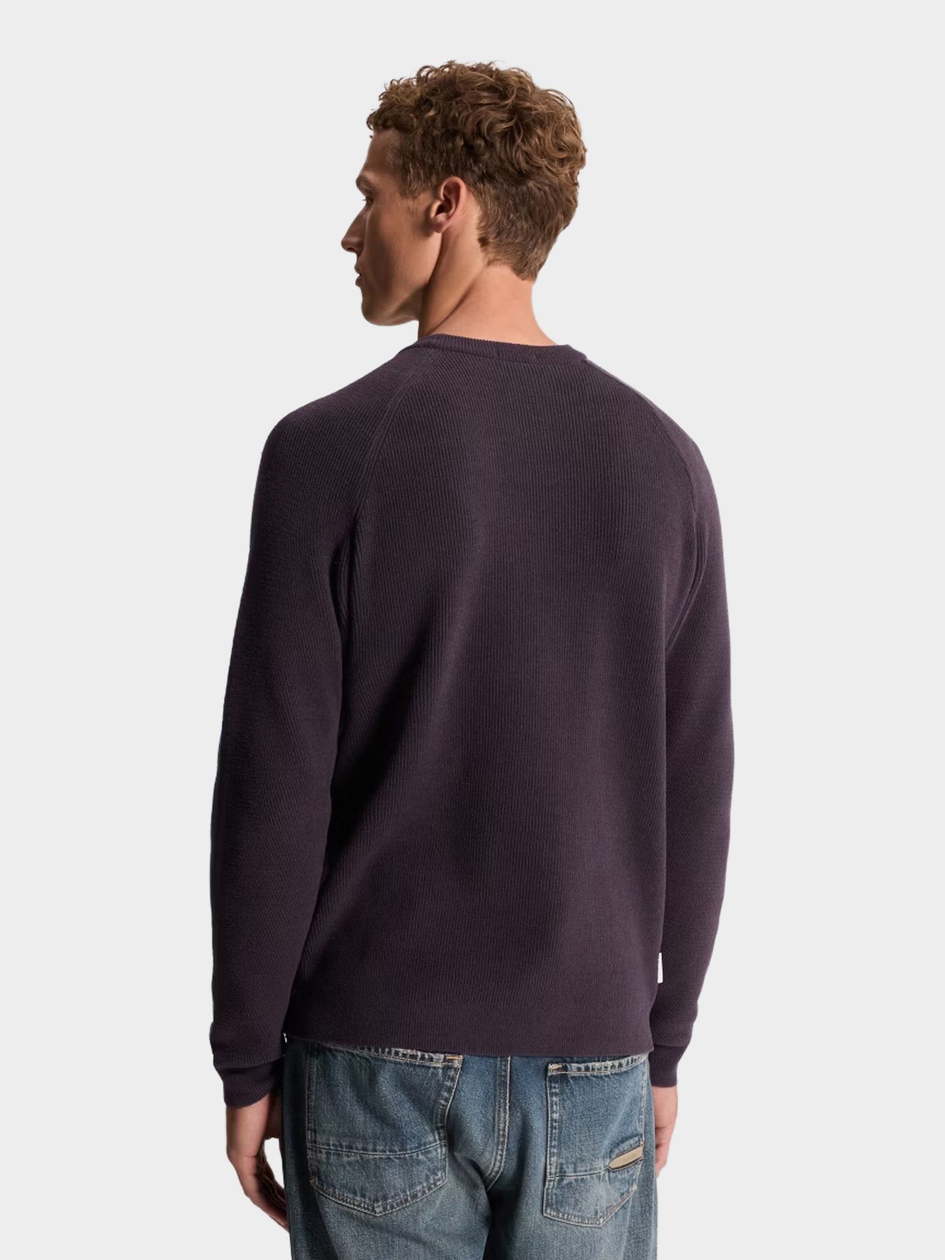 Cast Iron Crewneck regular fit soft blend Nightshade 2900162817042