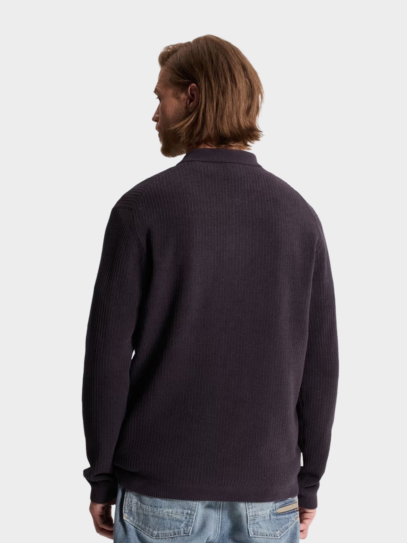 Cast Iron Crewneck regular fit soft blend Nightshade 2900162820028