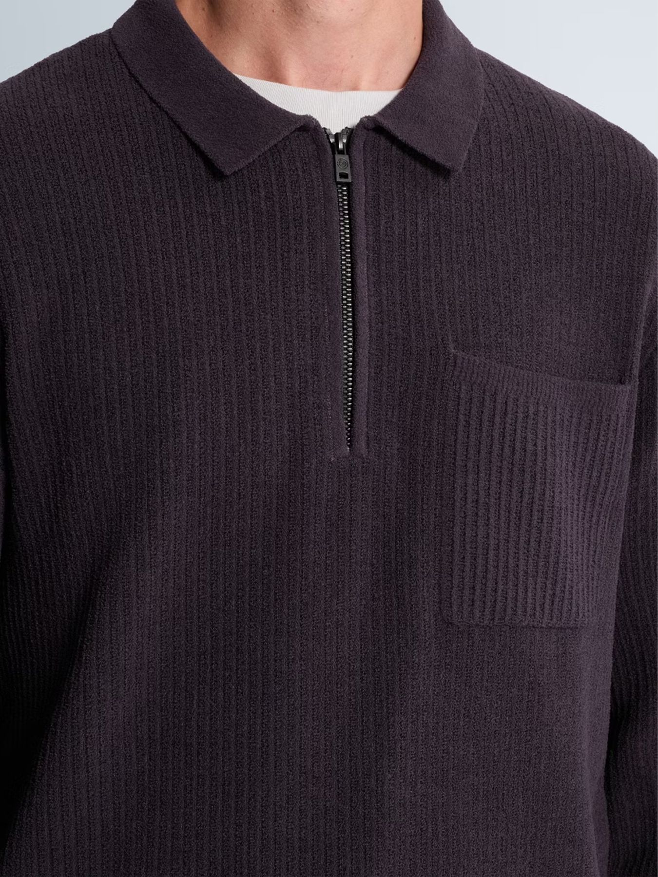 Cast Iron Crewneck regular fit soft blend Nightshade 2900162820028
