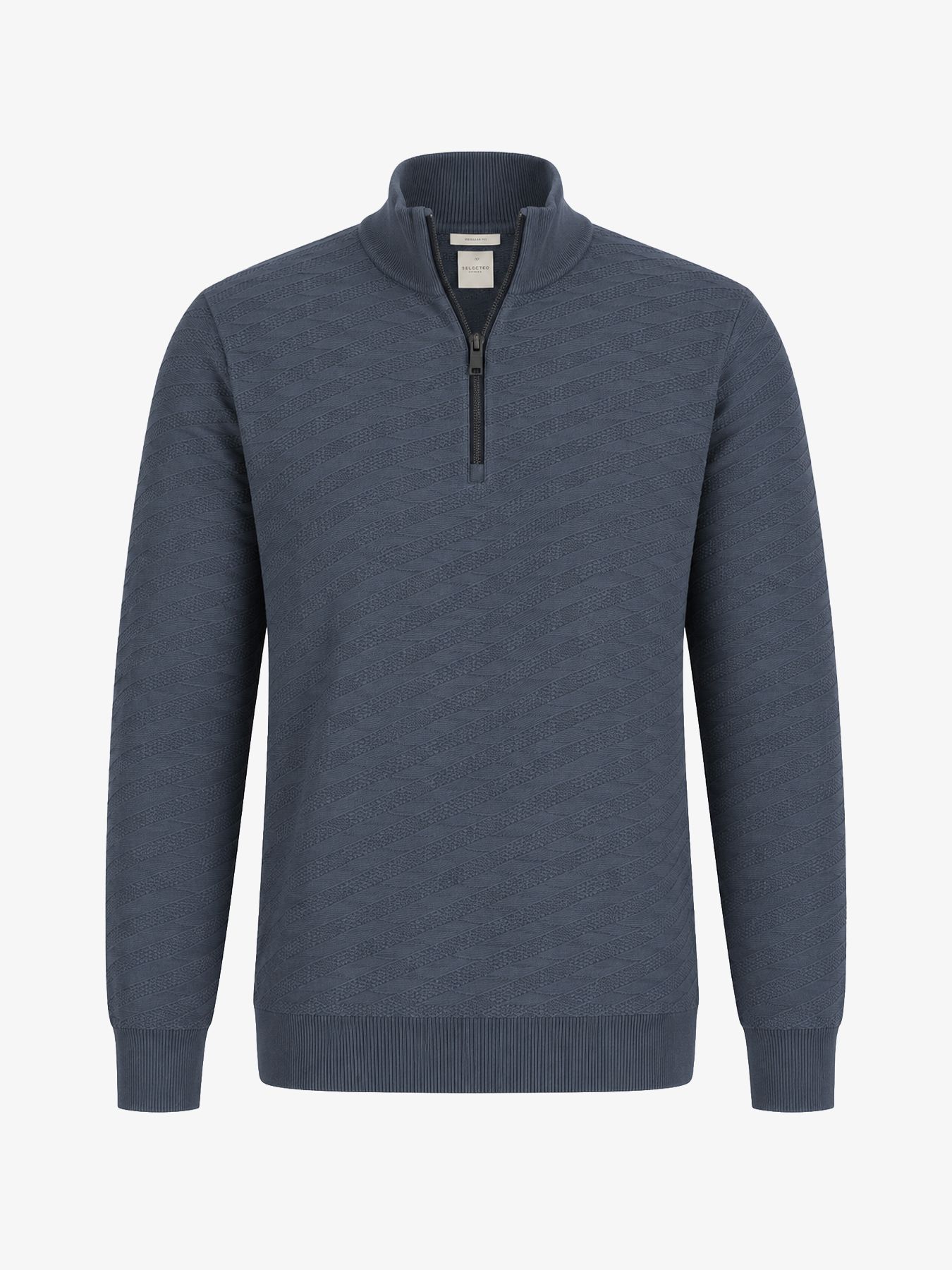 Cast Iron Half zip collar slim fit comfort b Clever Crows 2900162821049