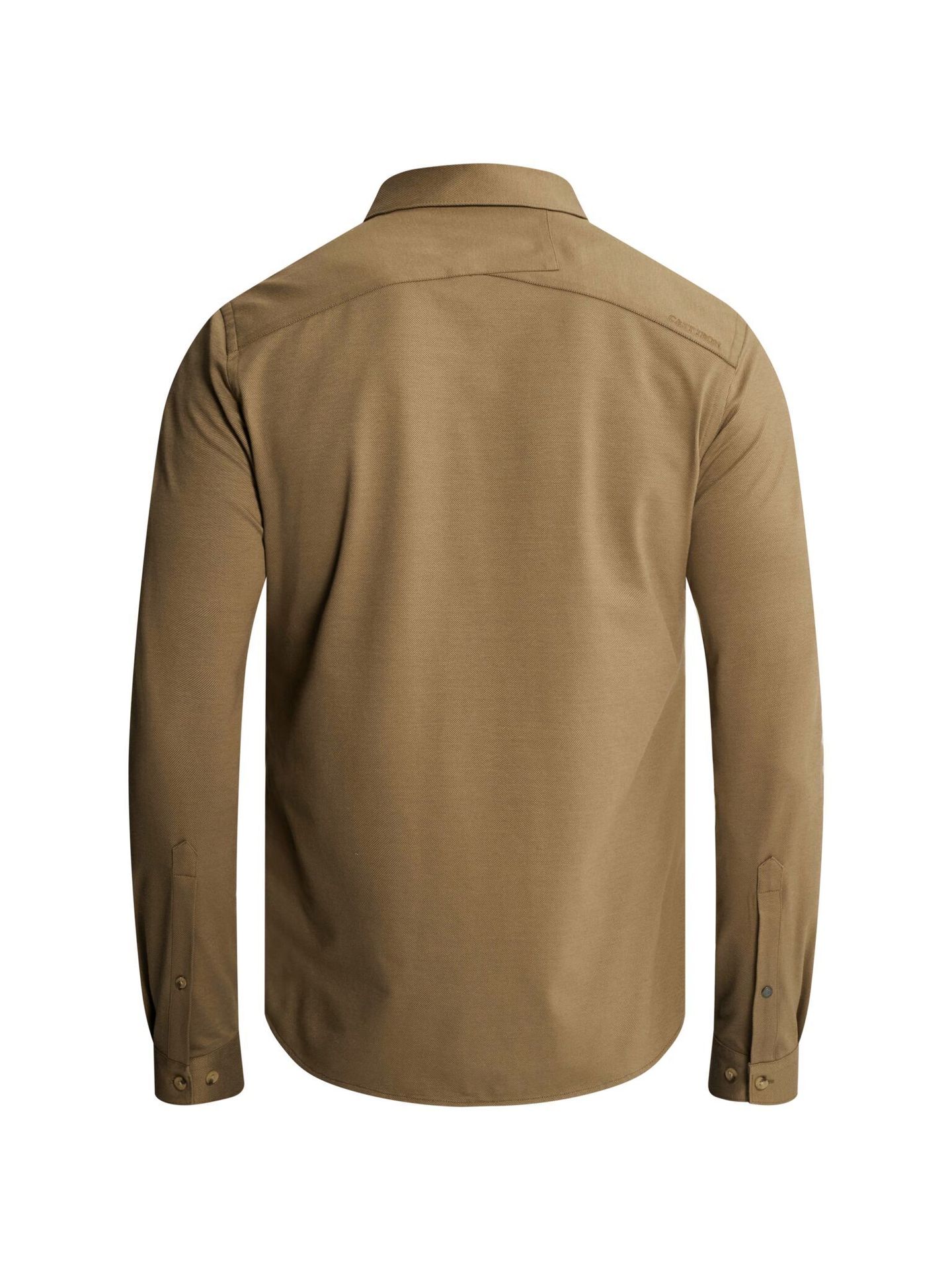 Cast Iron Long sleeve shirt Twill Jersey Walnut 2900162822046