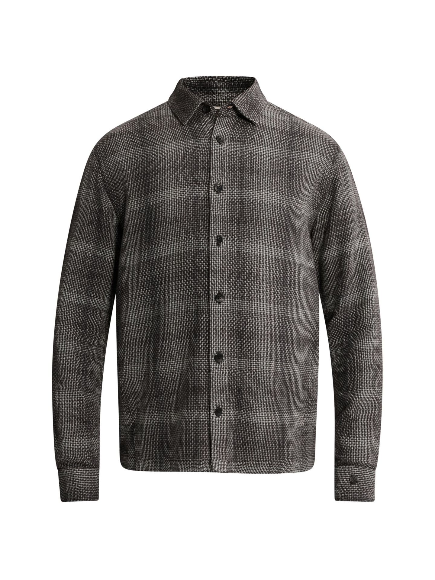 Cast Iron Long sleeve shirt Yarn Dyed Dobby Clever Crows 00116523-9167
