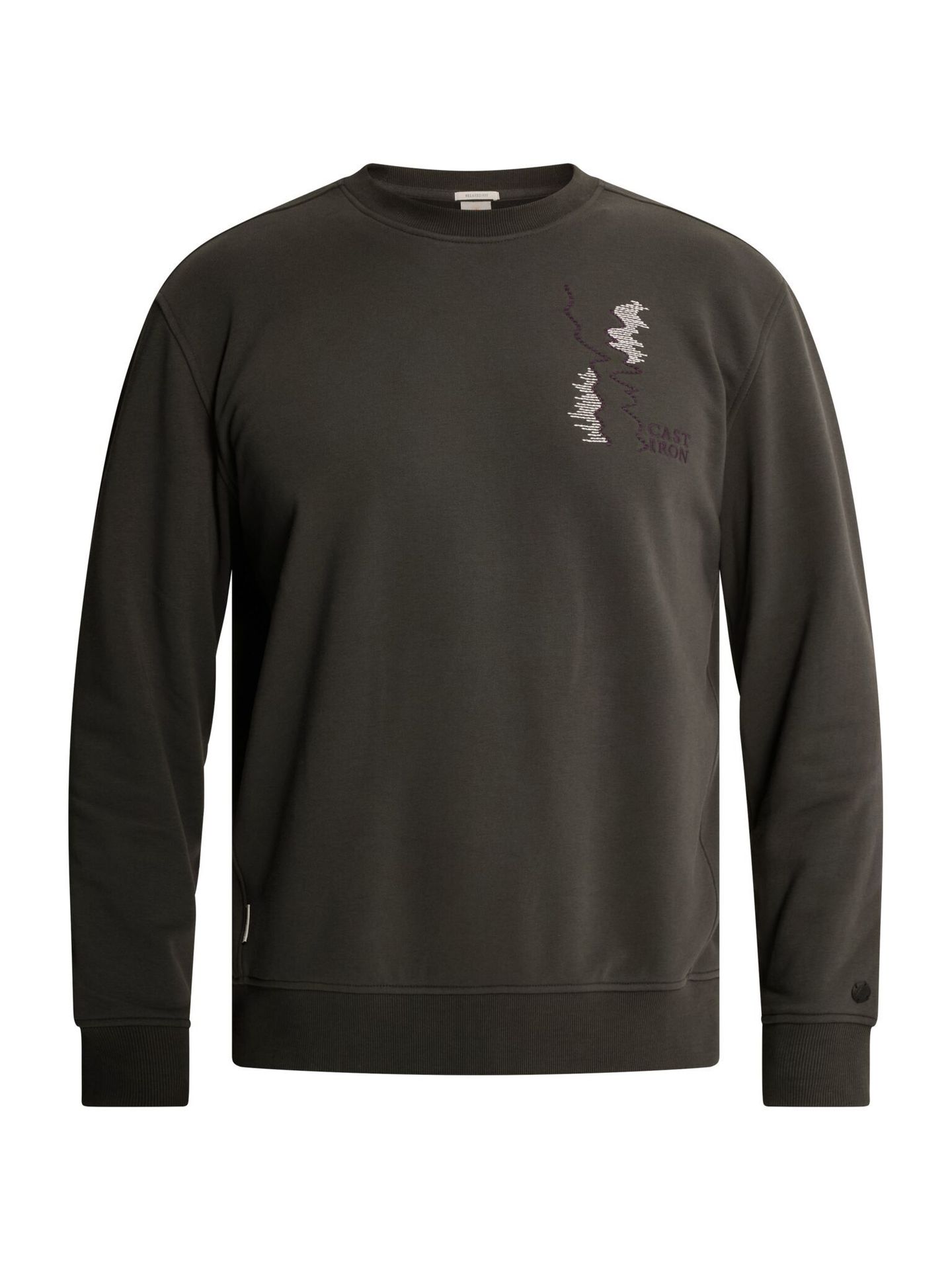 Cast Iron Crewneck relaxed fit graphic Clever Crows 00116526-9167