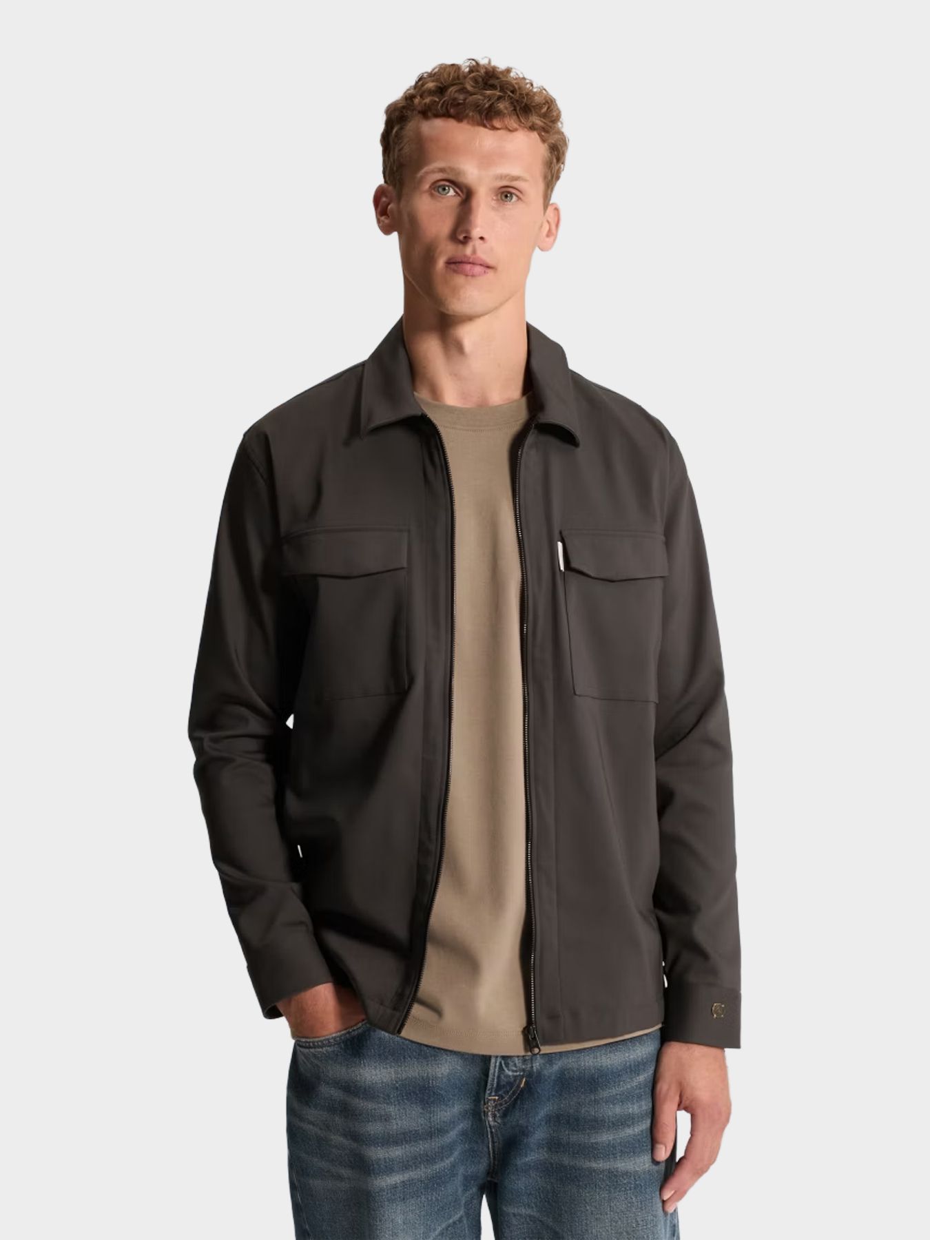 Cast Iron Long sleeve shirt Tech Stretch Clever Crows 00116531-9167