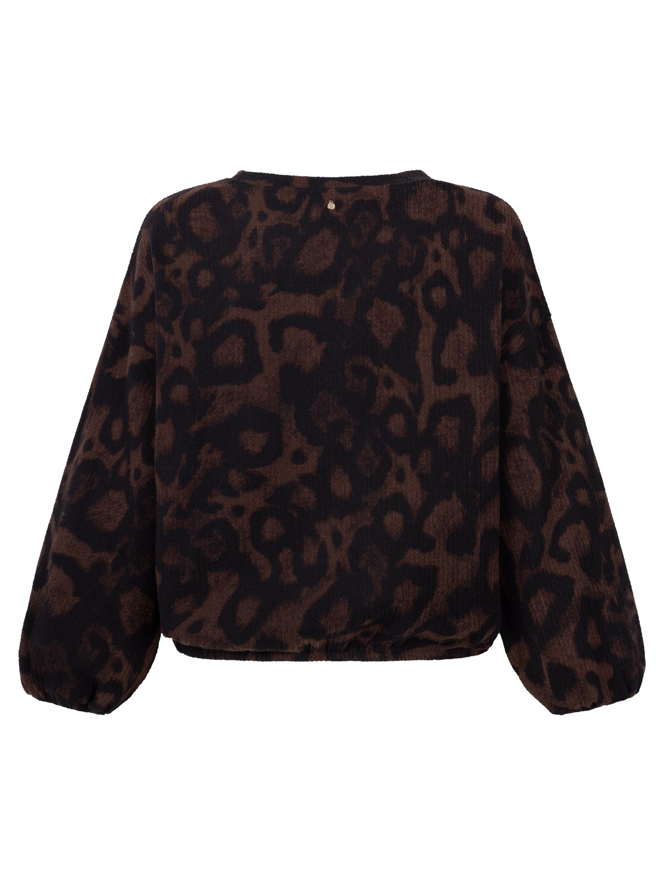 Tramontana Top Shadow Dots Print Brown and Black 100007 2900162842020