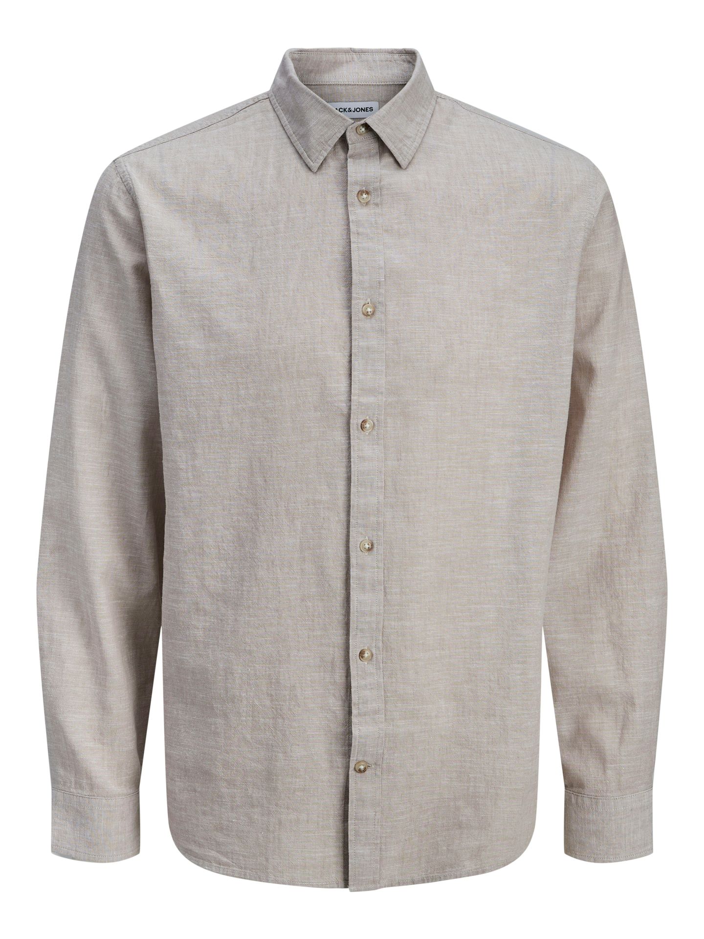 Jack & Jones JJESUMMER LINEN BLEND SHIRT L/S SN String 2900162861045