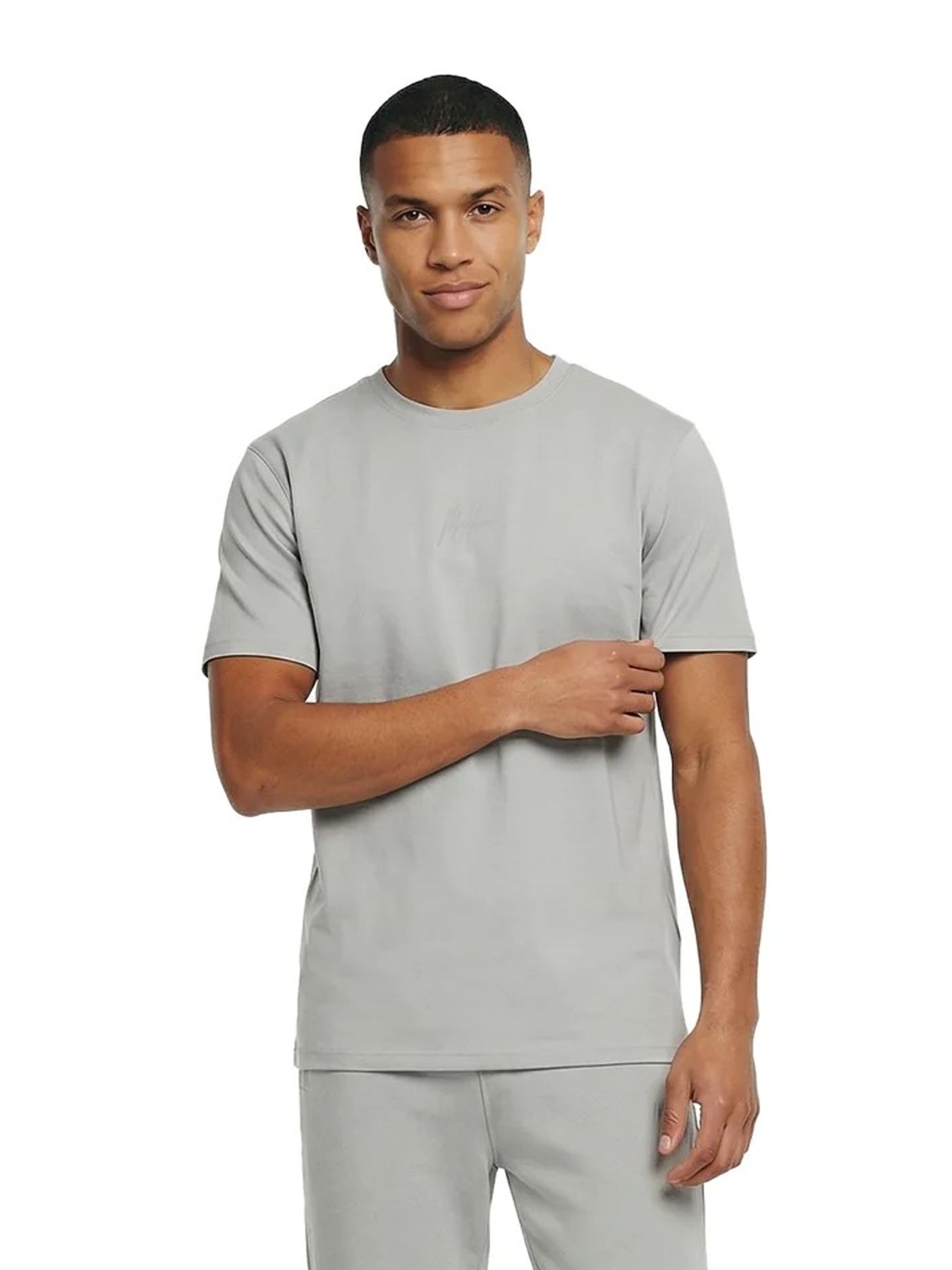 Malelions Malelions Men Striped Signature T-Shirt 41008 pearl grey 00116545-EKA26010700000001