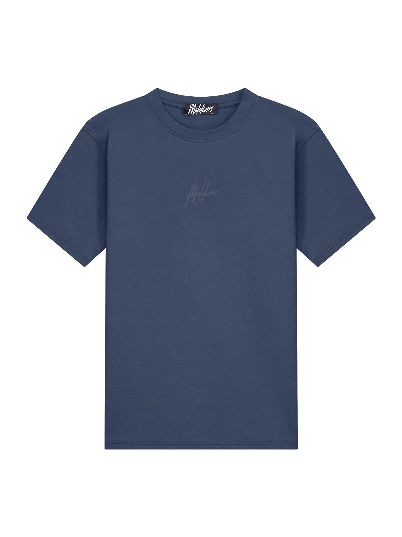 Malelions Malelions Men Striped Signature T-Shirt 42008 navy 2900162866033