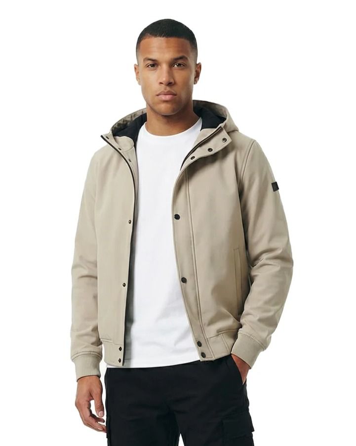 Malelions Malelions Men Placket Softshell Jacket 50009 sand 2900162868037