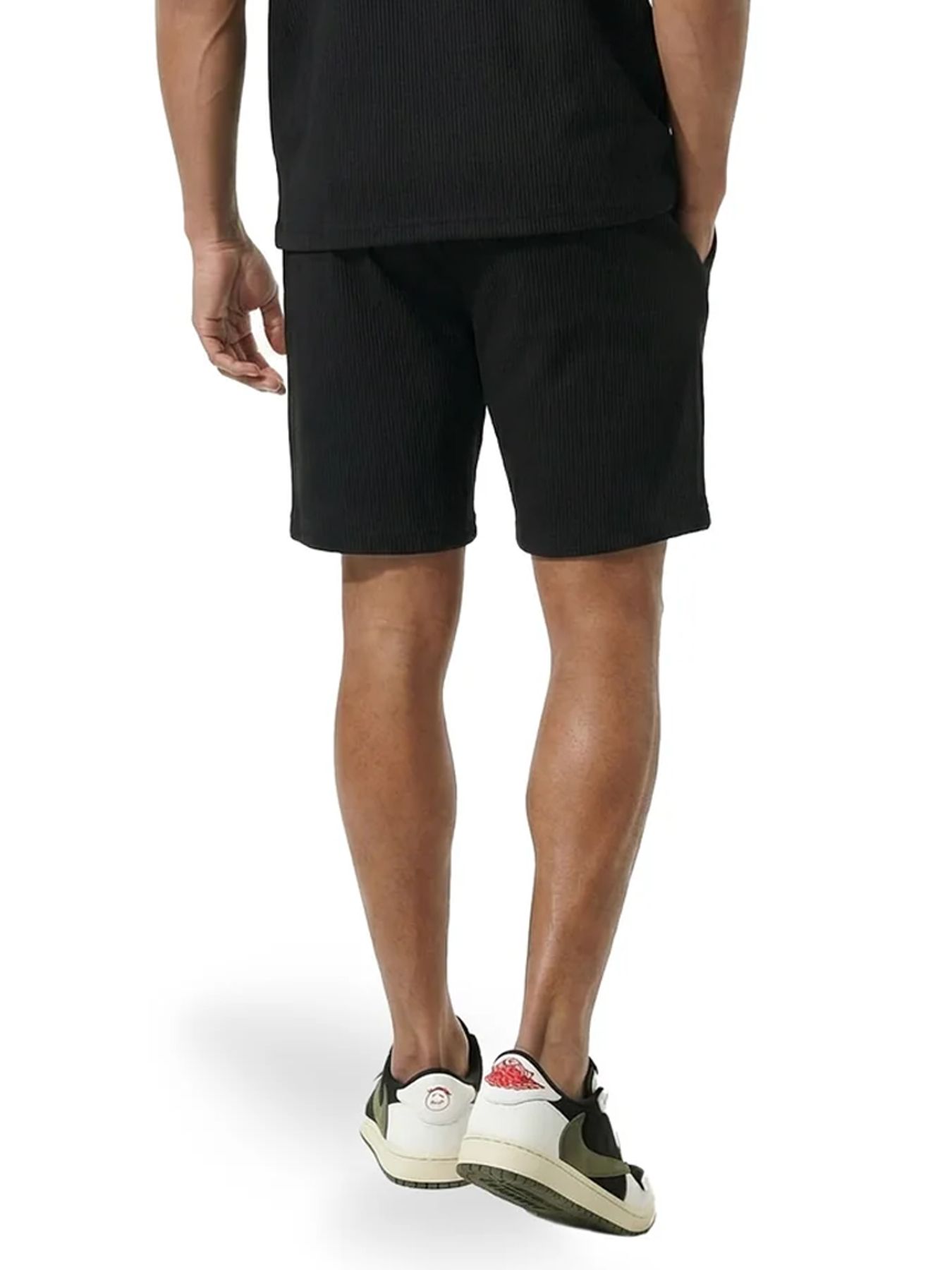 Malelions Malelions Men Ribbed Shorts 49001 black 2900162872065