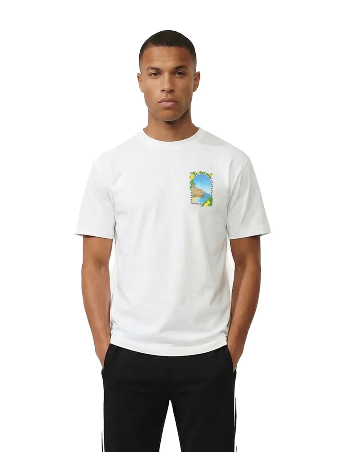 Malelions Malelions Men Amalfi Window T-Shirt 40001 white 00116551-EKA26010700000005