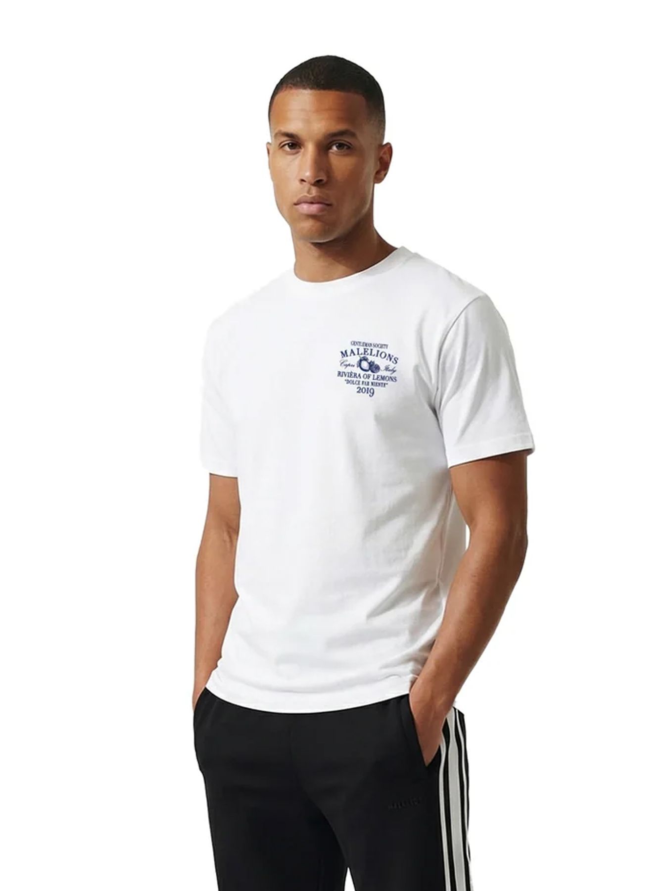 Malelions Malelions Men Riviera T-Shirt 40001 white 00116552-EKA26010700000005