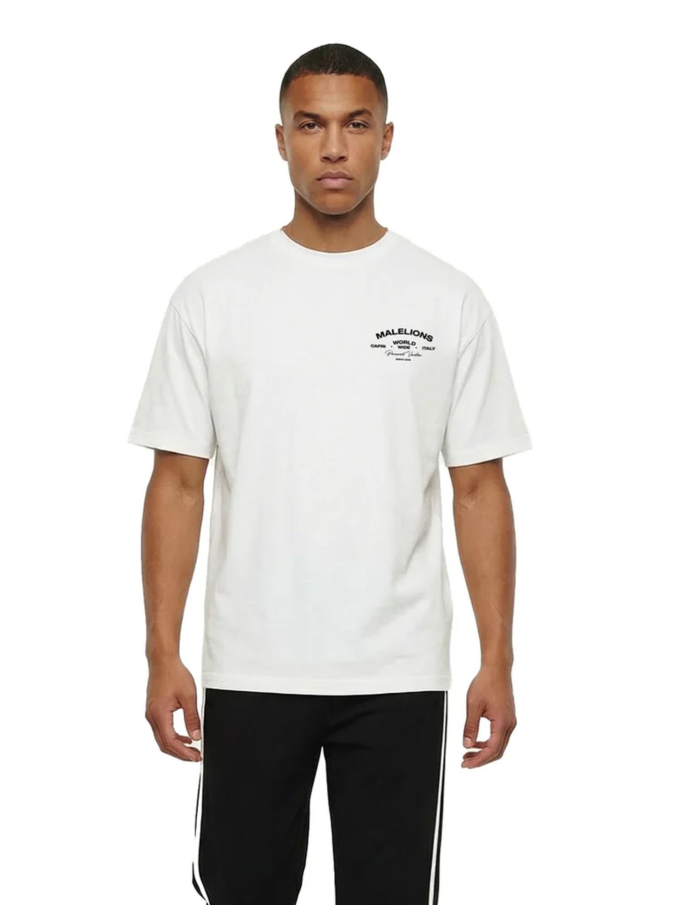 Malelions Malelions Men Permanent Vacation T-Shirt 40001 white 00116553-EKA26010700000005