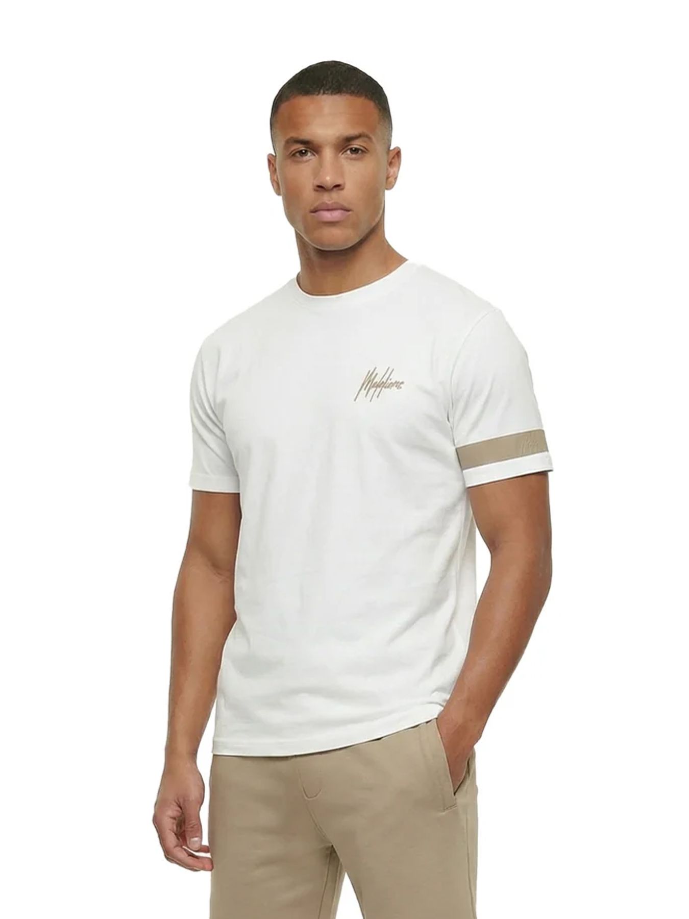 Malelions Malelions Men Captain T-Shirt 40001 white 00116556-EKA26010700000005