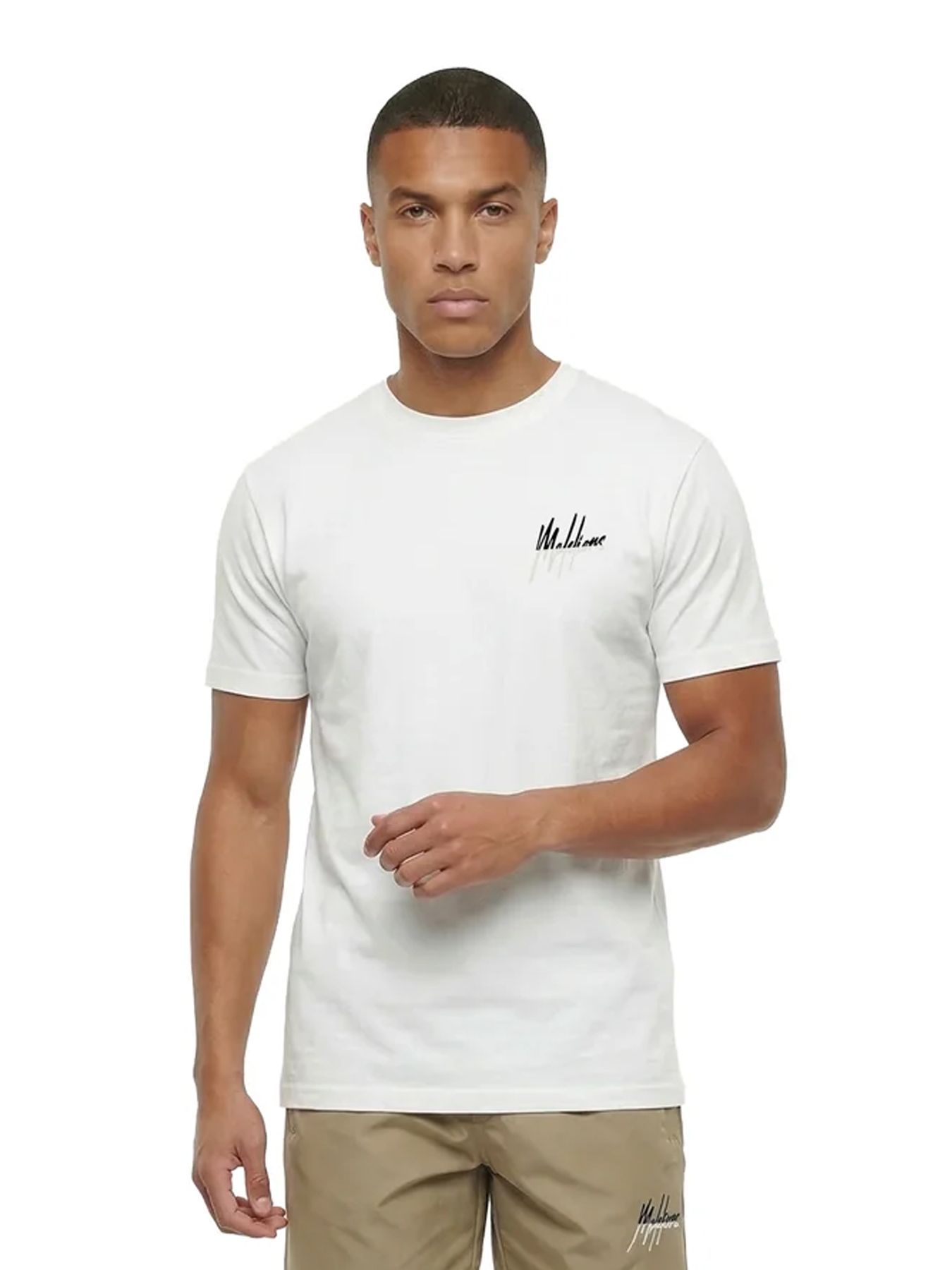 Malelions Malelions Men Split T-Shirt 40001 white 00116558-EKA26010700000005