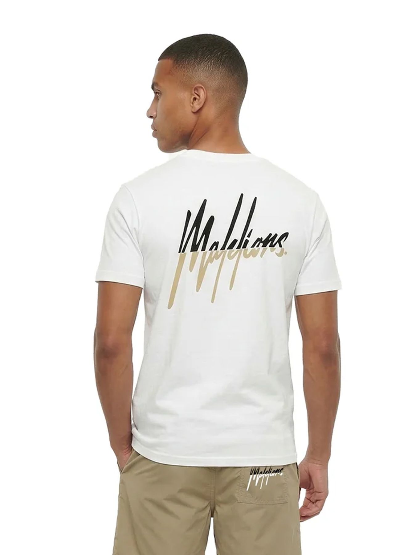 Malelions Malelions Men Split T-Shirt 40001 white 2900162888042