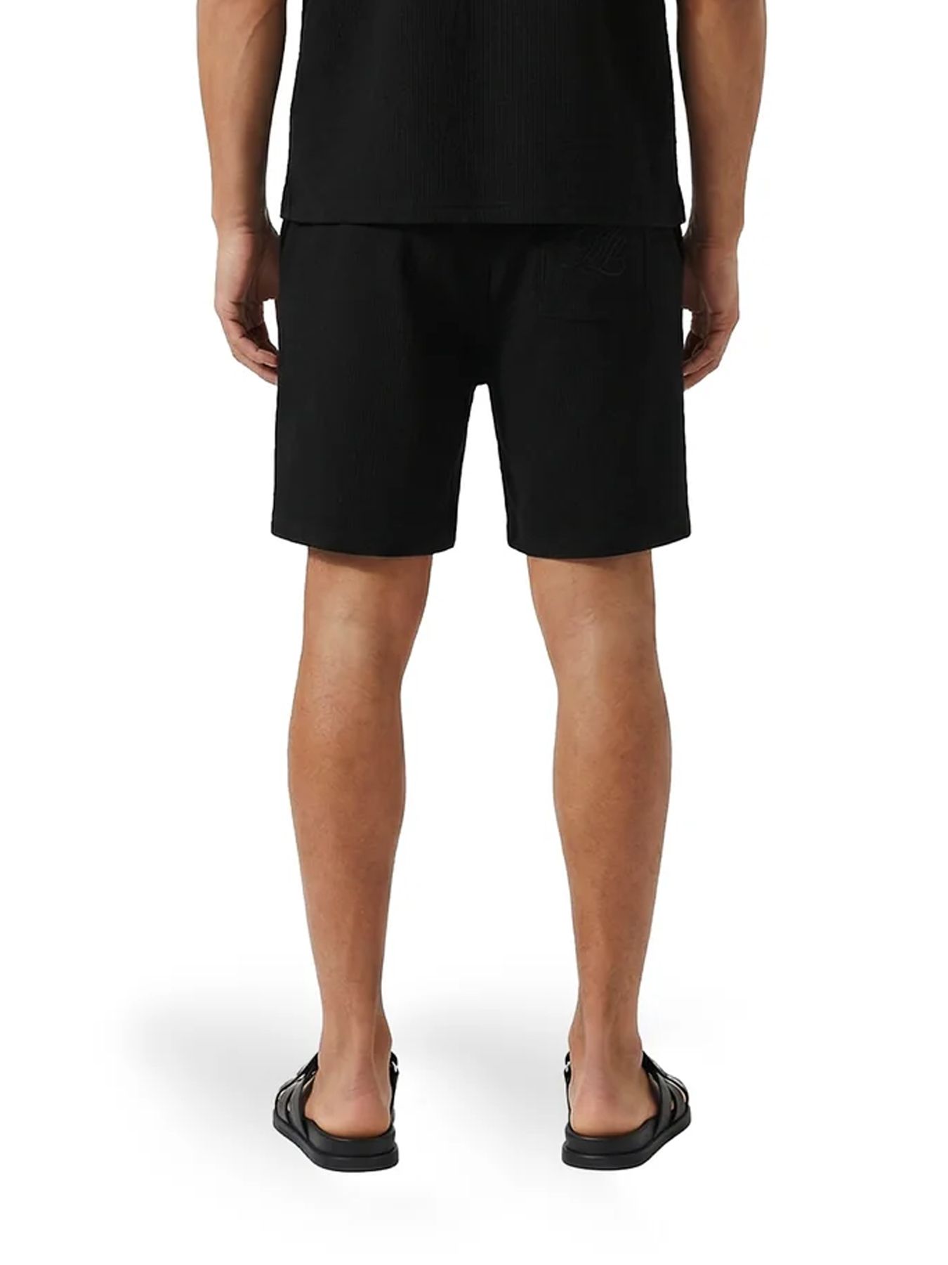 Malelions Malelions Men Emblem Seersucker Shorts 49001 black 2900162897044