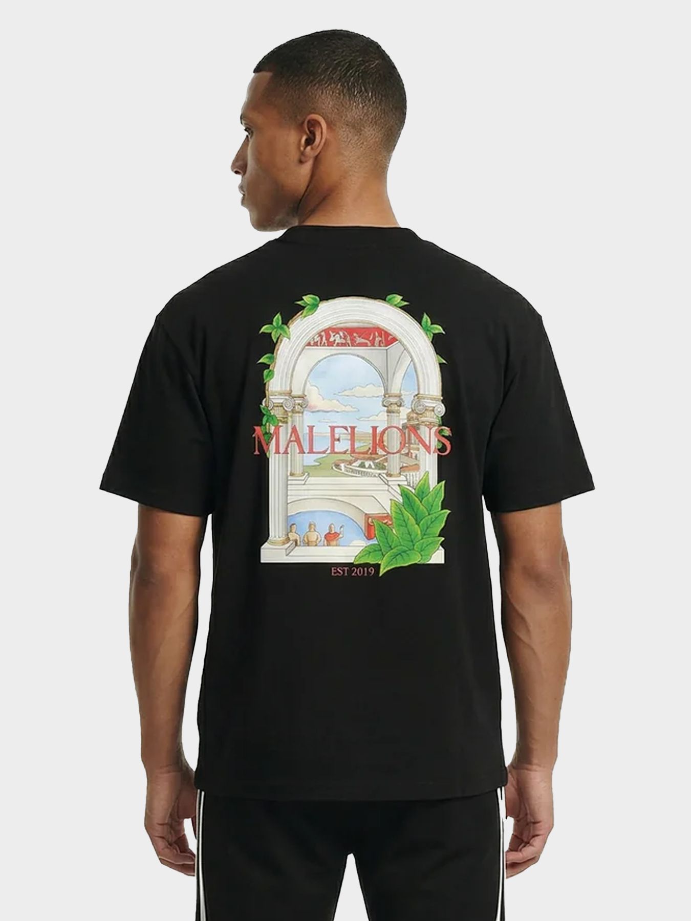 Malelions Malelions Men Roman T-Shirt 49001 black 2900162900034