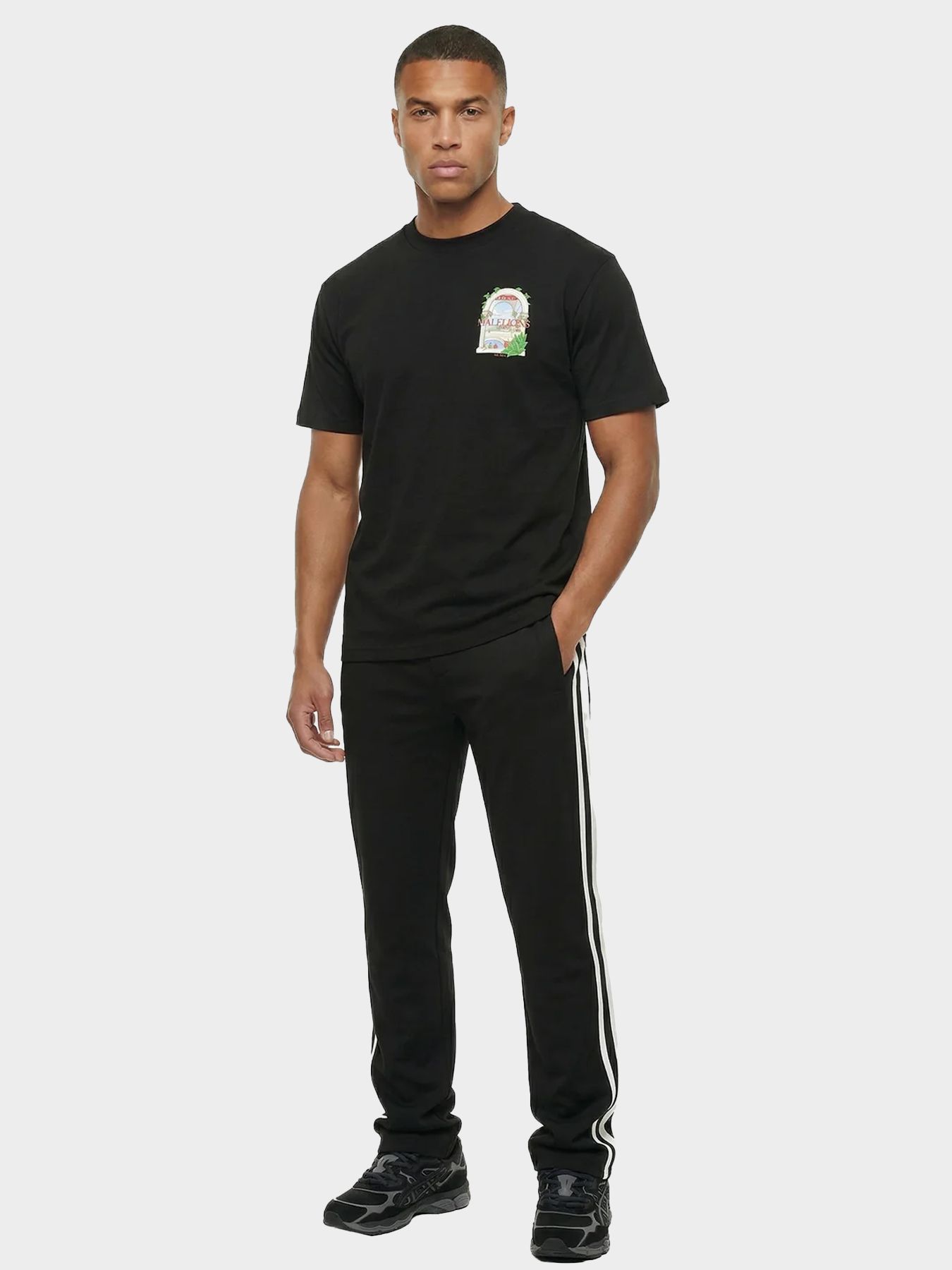 Malelions Malelions Men Roman T-Shirt 49001 black 2900162900034